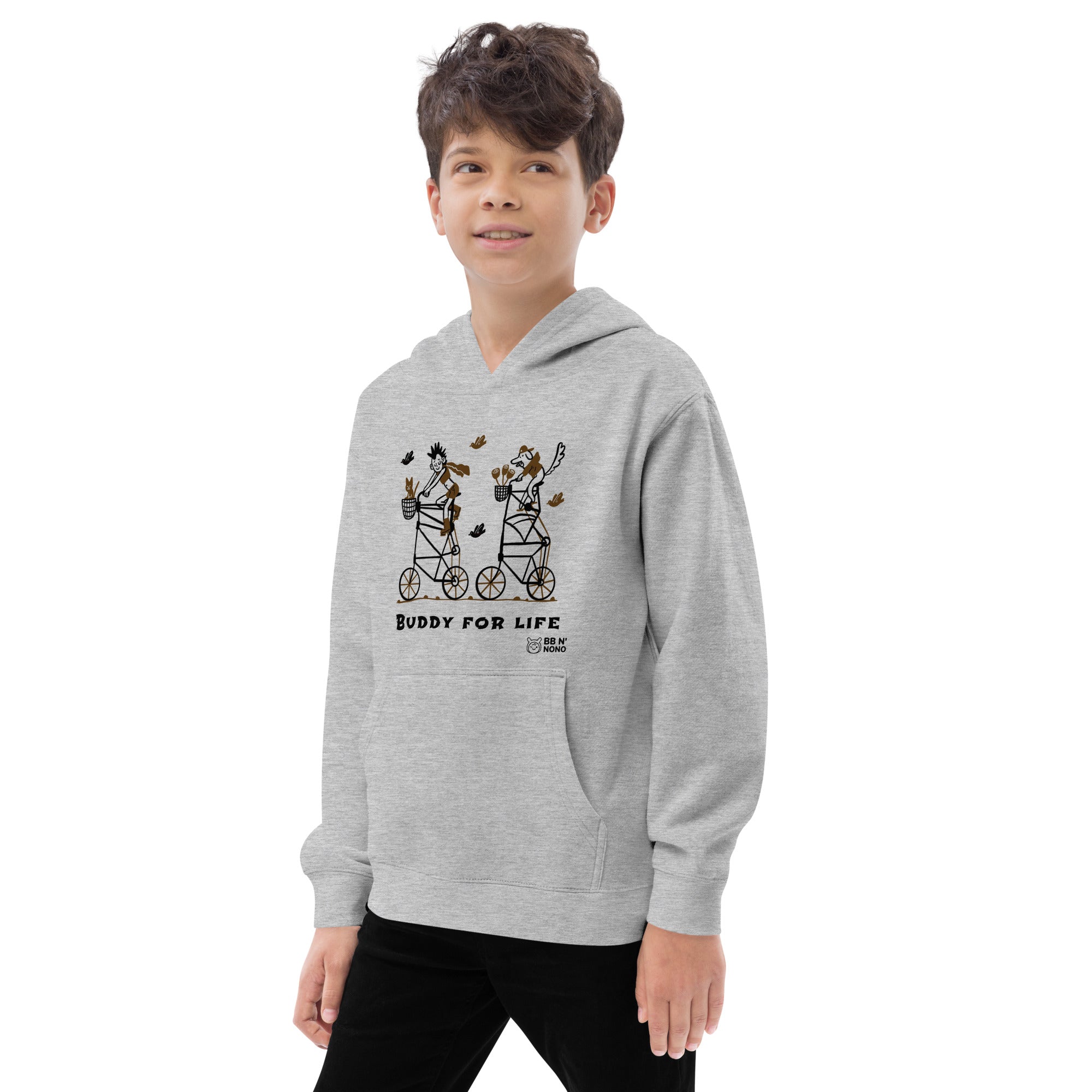 Buddy for life - Kids fleece hoodie