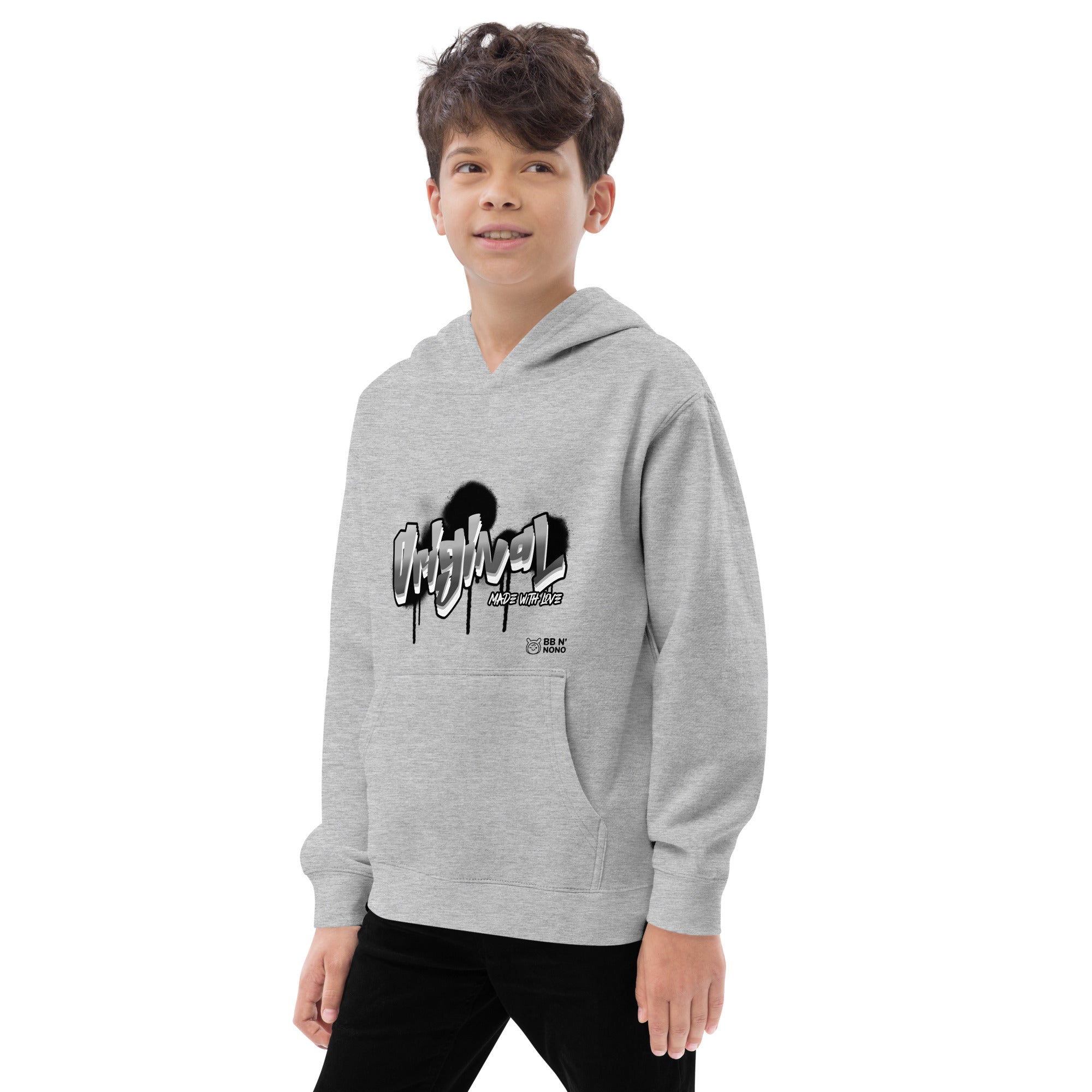 Original made with love - Kids fleece hoodie