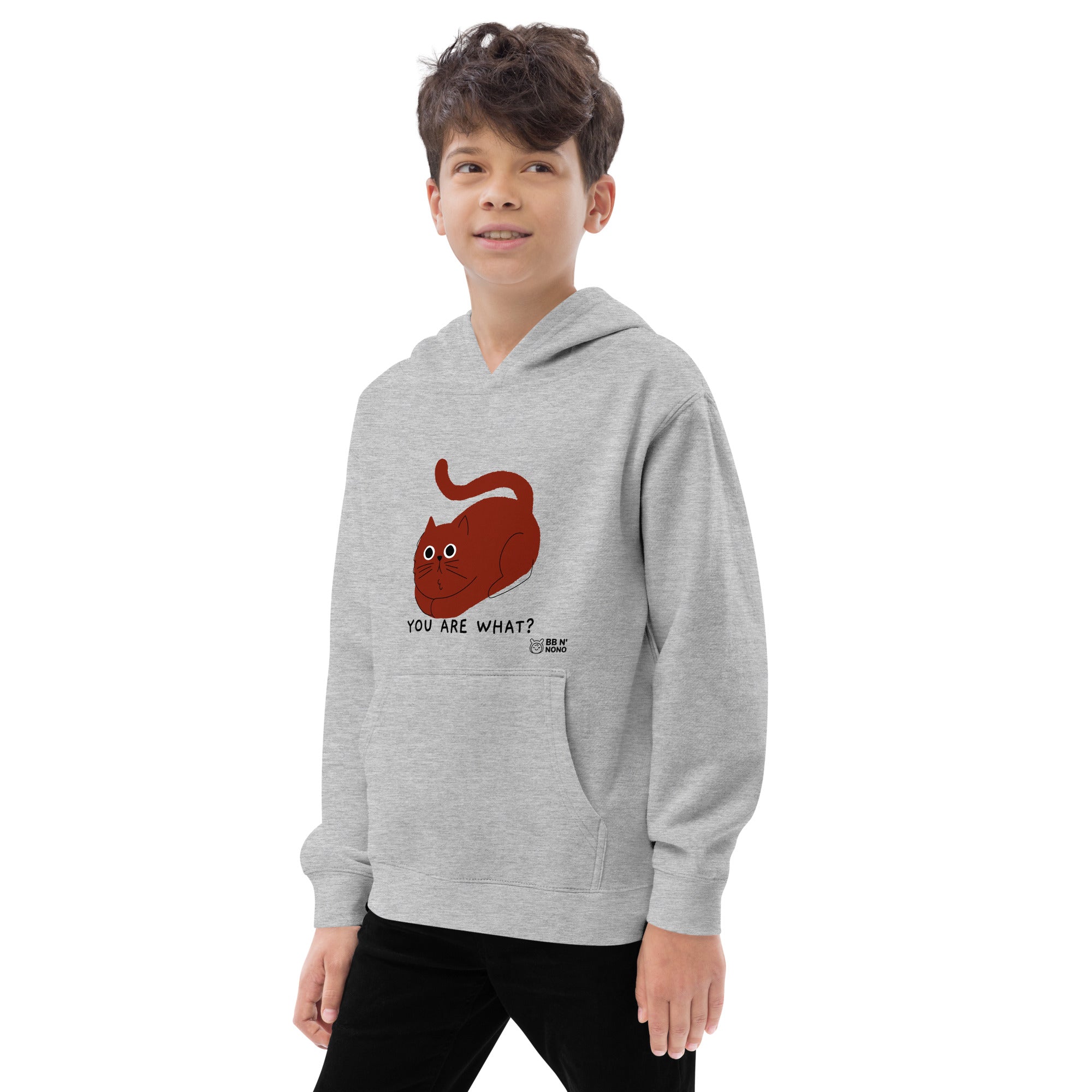 You are what? - Kids fleece hoodie