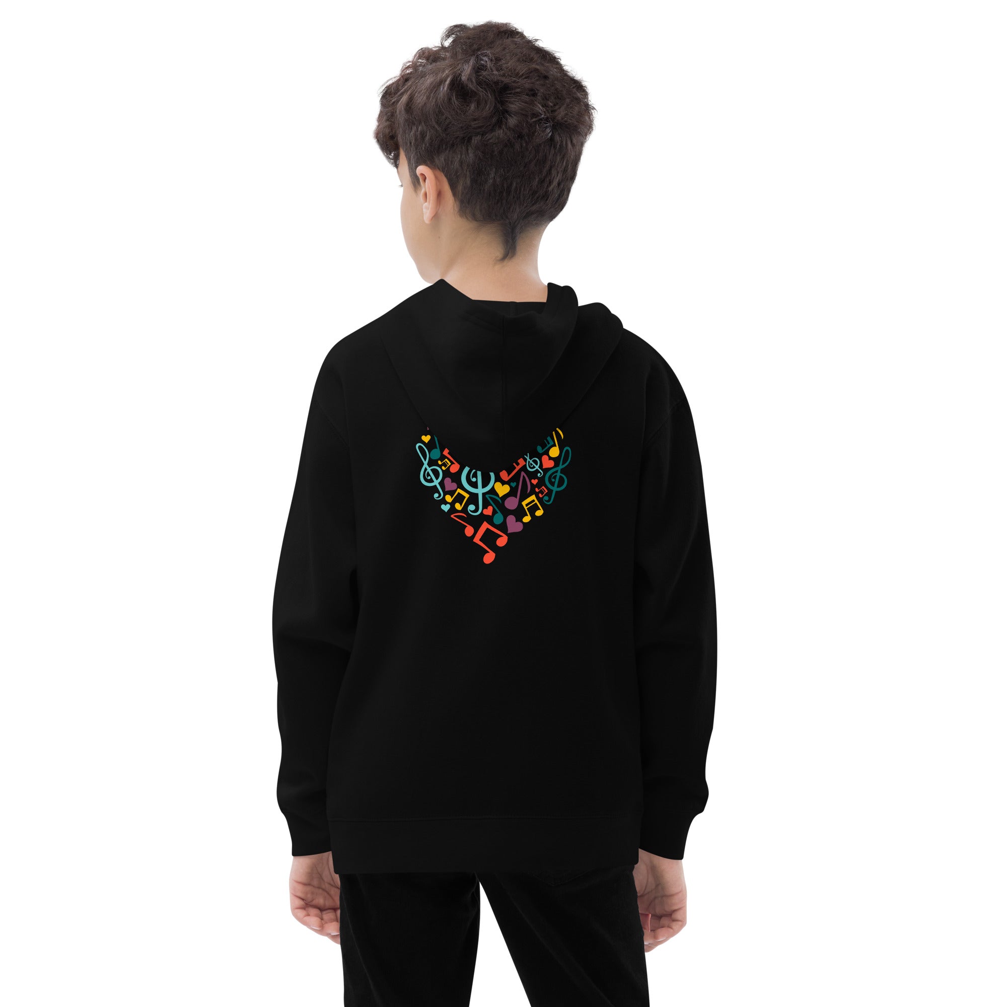 Symphonic Love Notes - Kids fleece hoodie (back print)