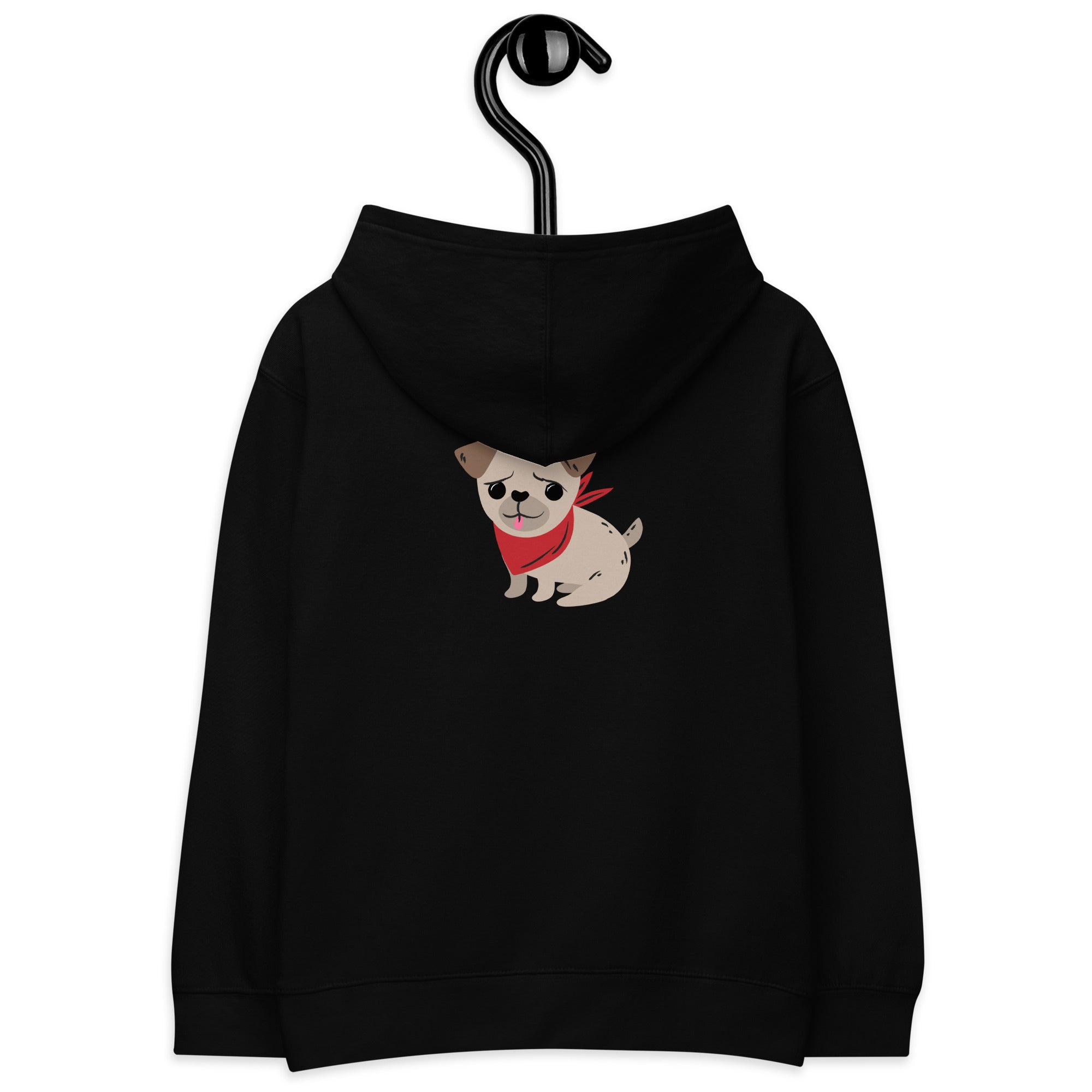 Woof V2 - Kids fleece hoodie (back print)