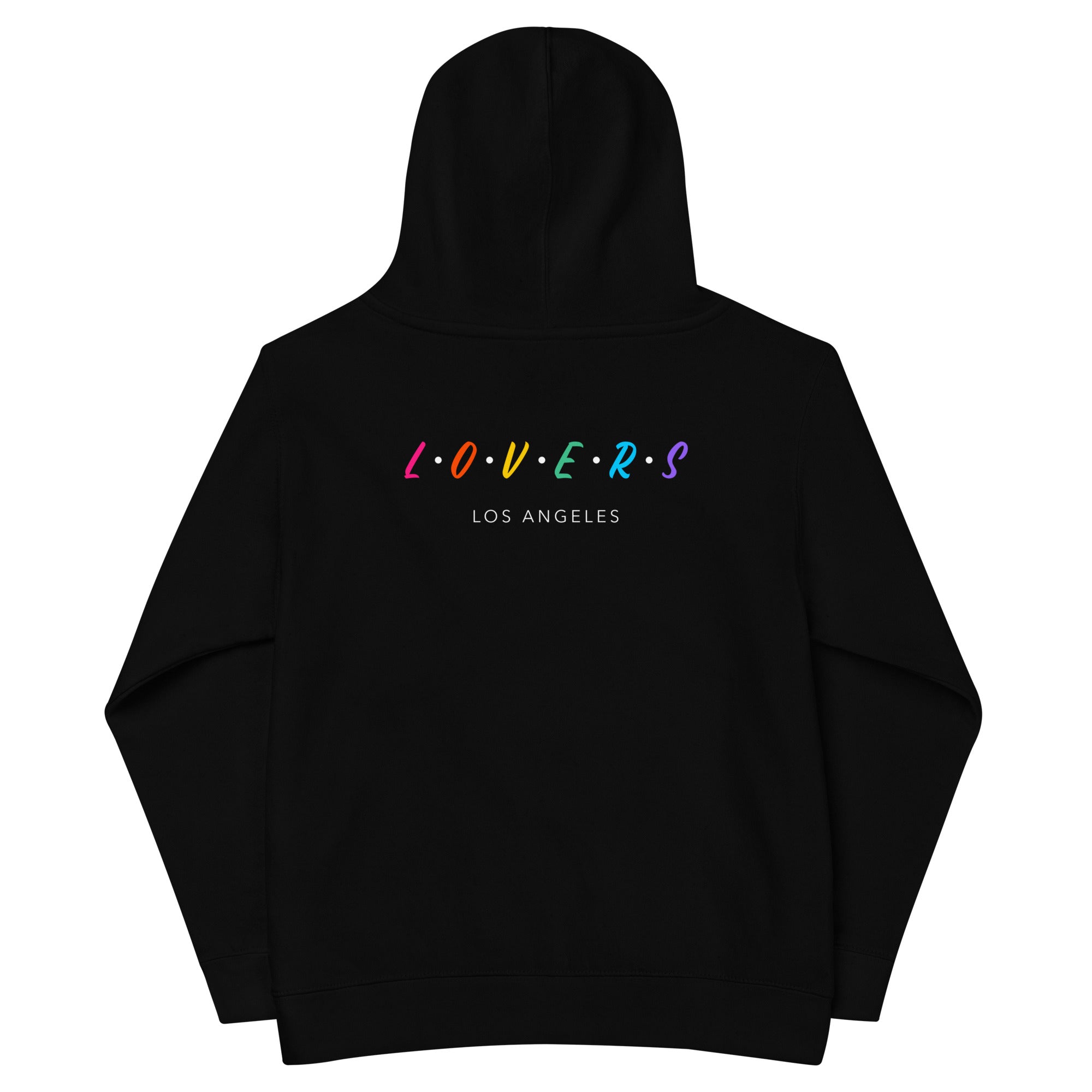 Lovers - Los Angeles - Kids fleece hoodie (back print)