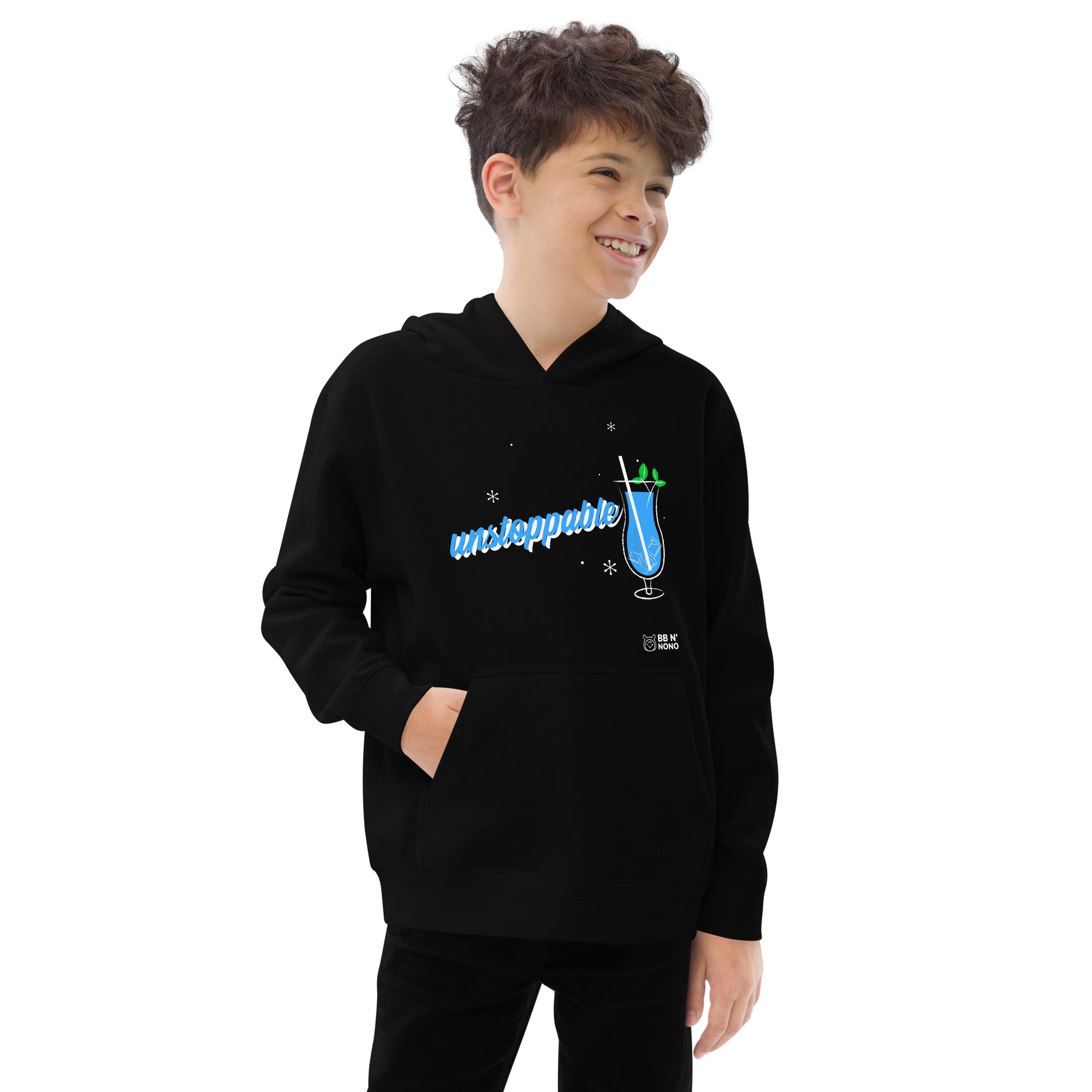 Unstoppable V - Kids fleece hoodie