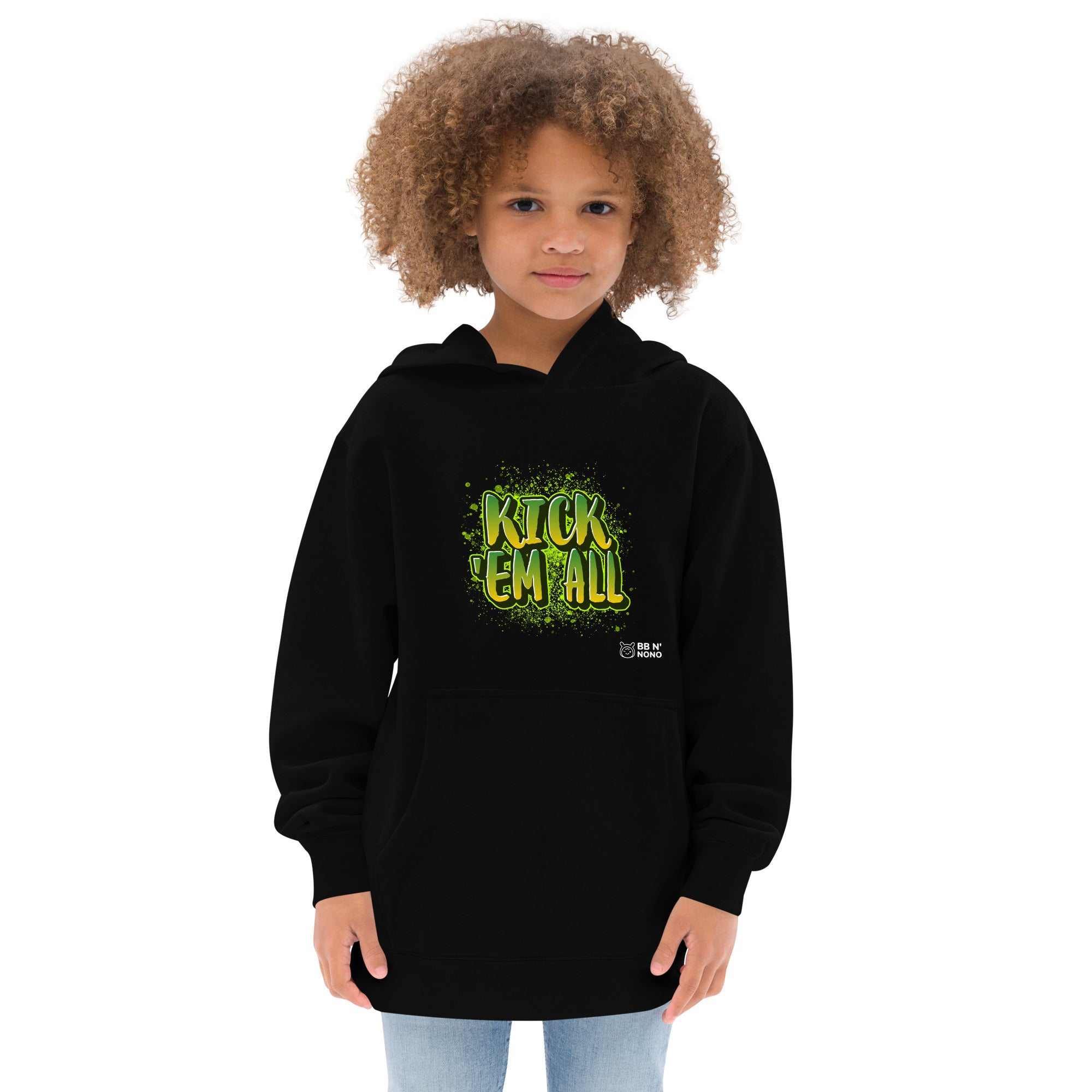 Kick'em all - Kids fleece hoodie