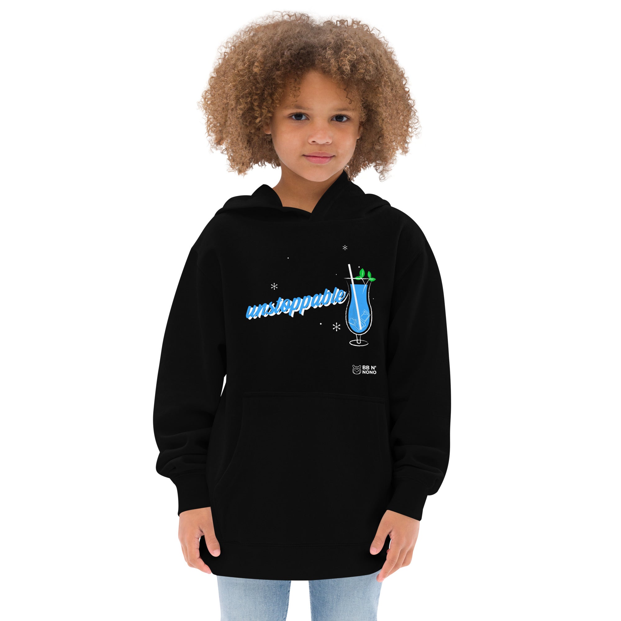 Unstoppable V - Kids fleece hoodie