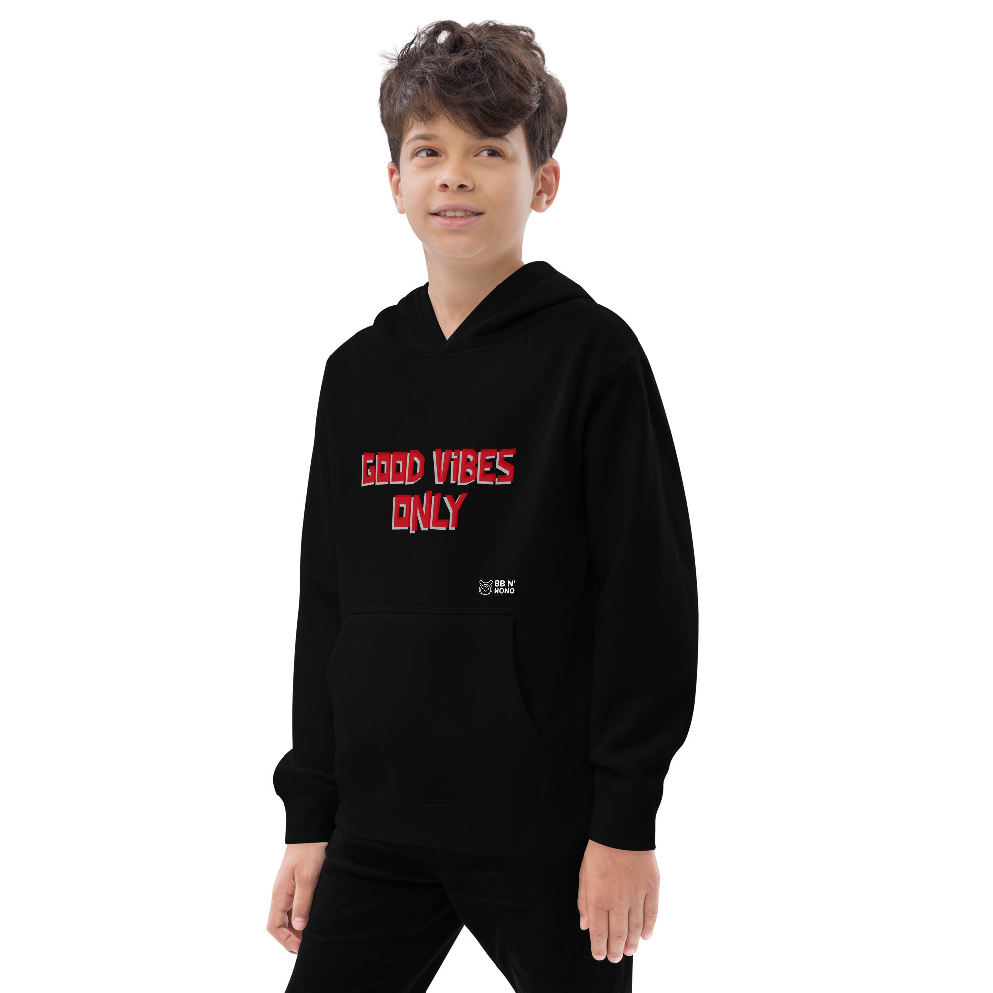 Good vibes only - Kids fleece hoodie