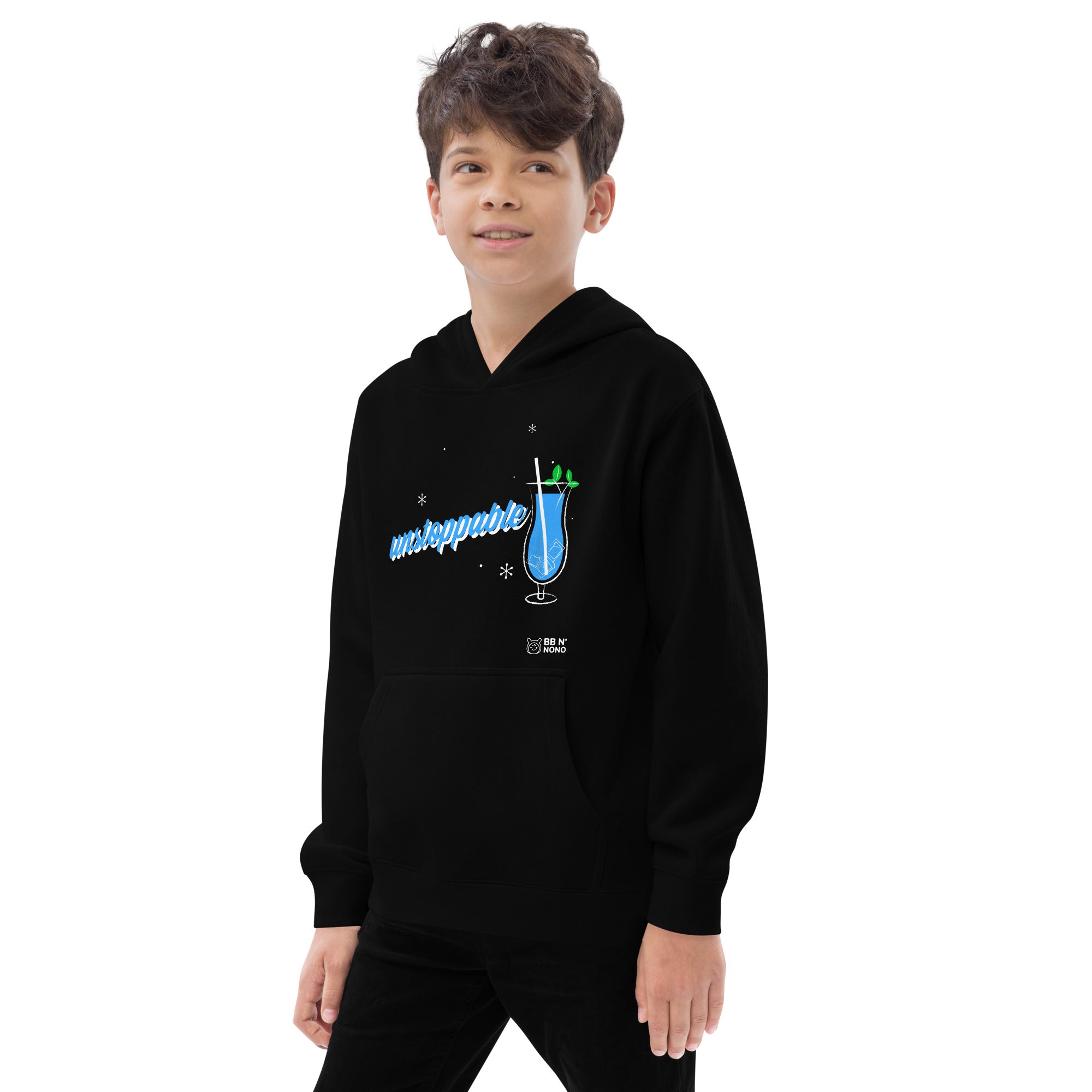 Unstoppable V - Kids fleece hoodie