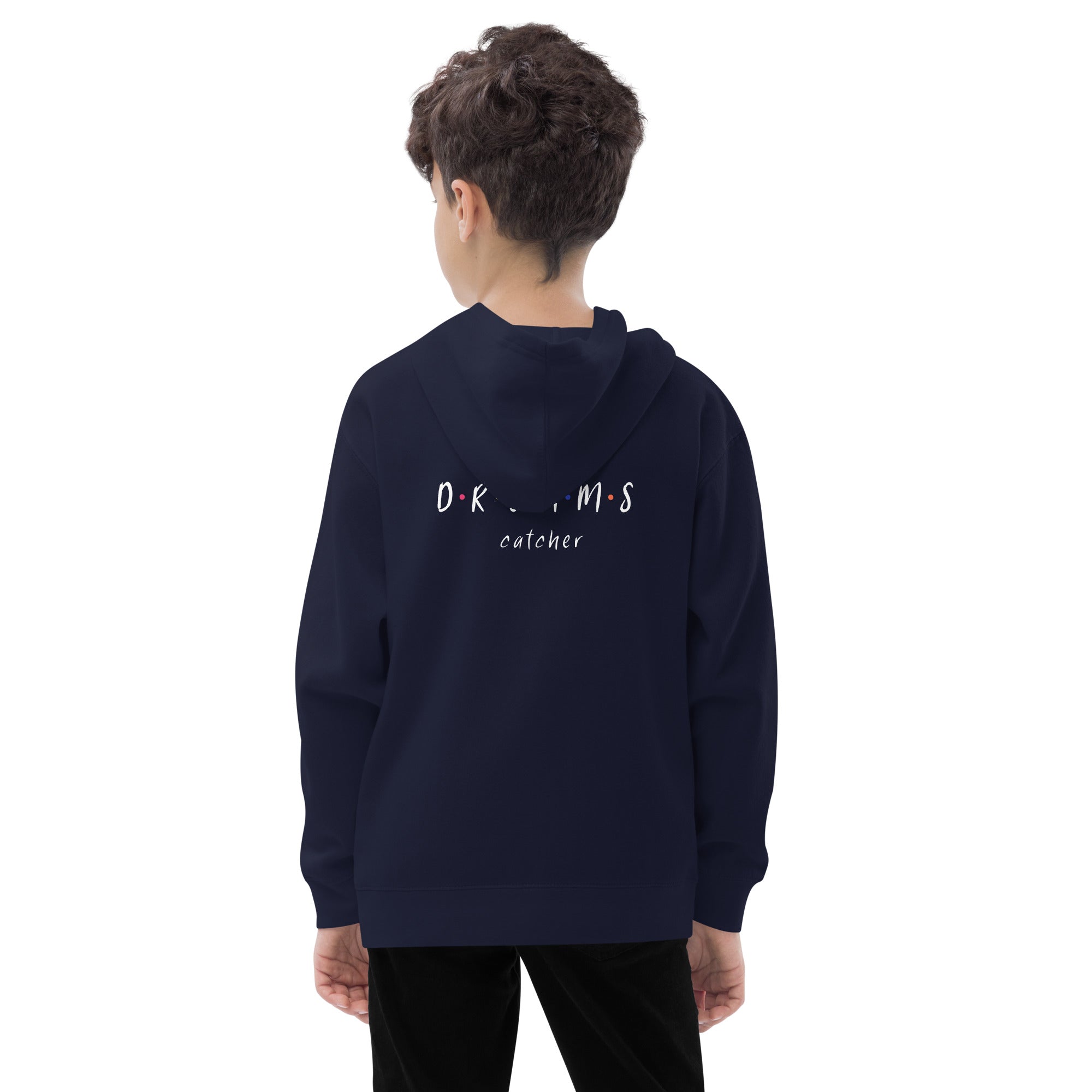 Dreams catcher - Kids fleece hoodie (back print)