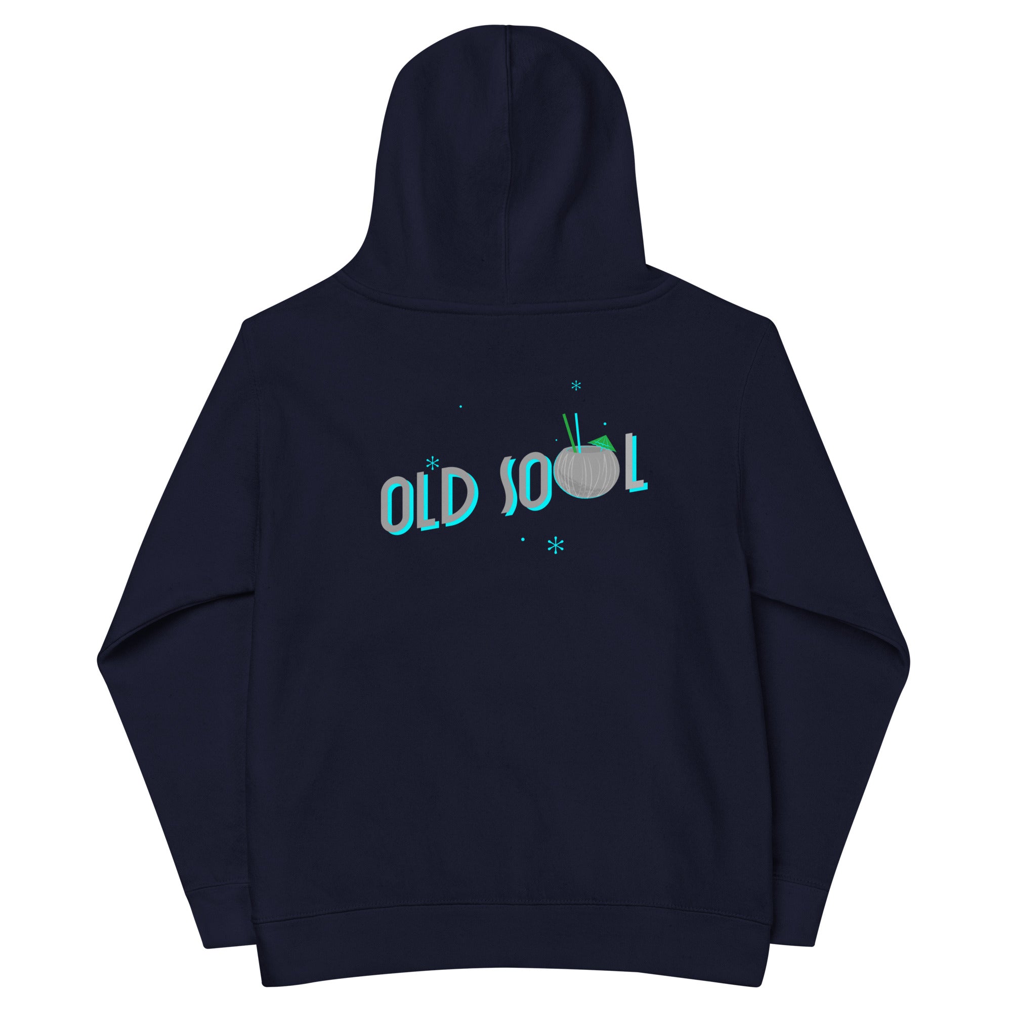 Old Soul - Kids fleece hoodie (back print)