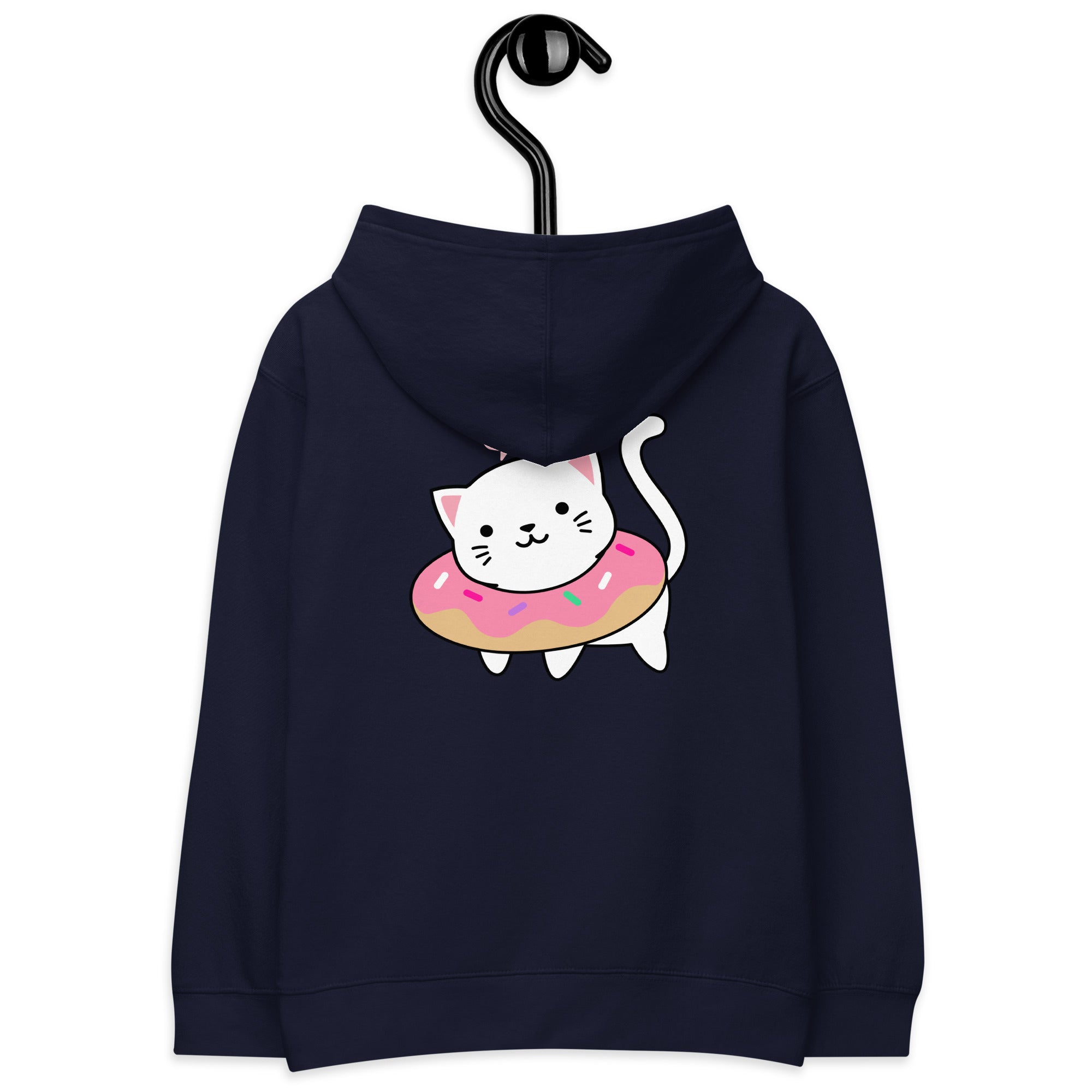 Meow V2 - Kids fleece hoodie (back print)