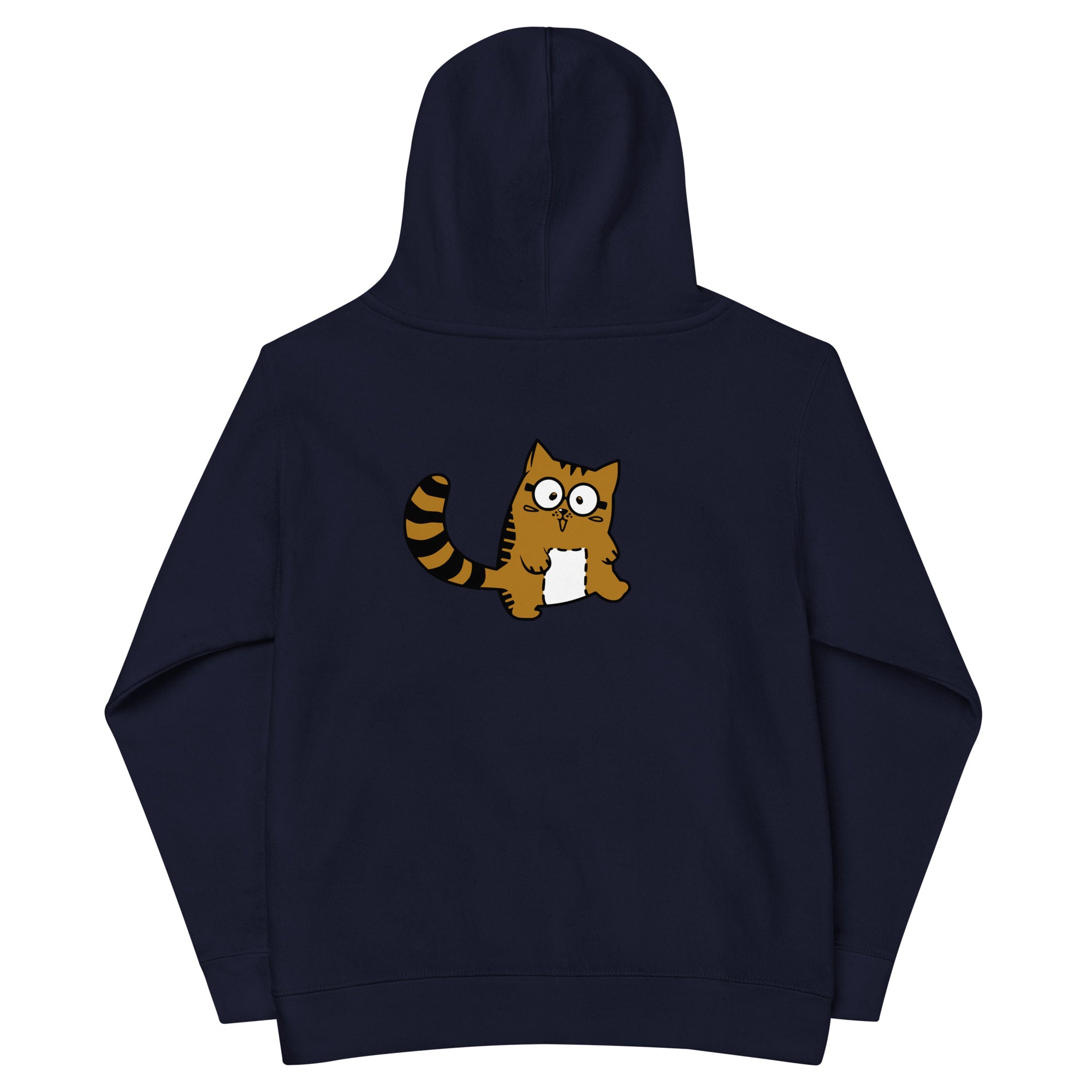 Meow V5 - Kids fleece hoodie (back print)