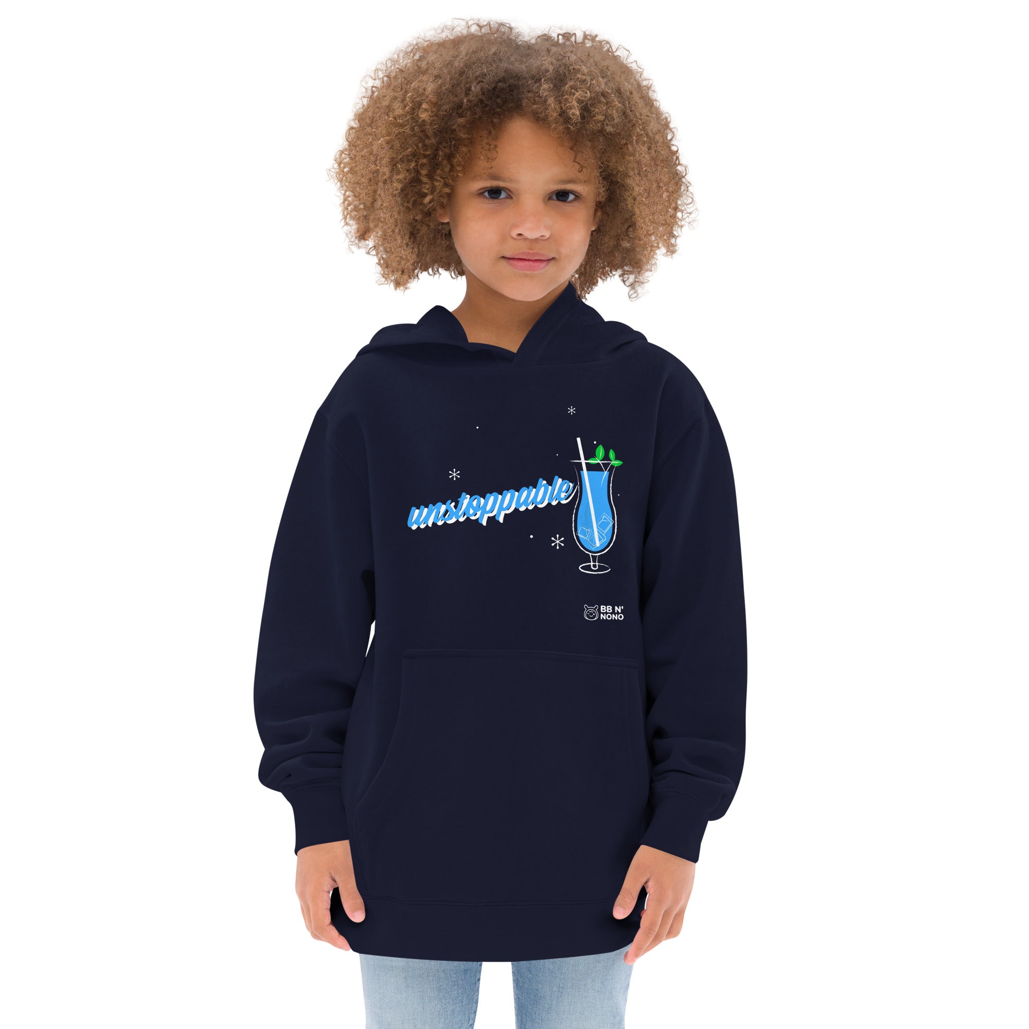 Unstoppable V - Kids fleece hoodie