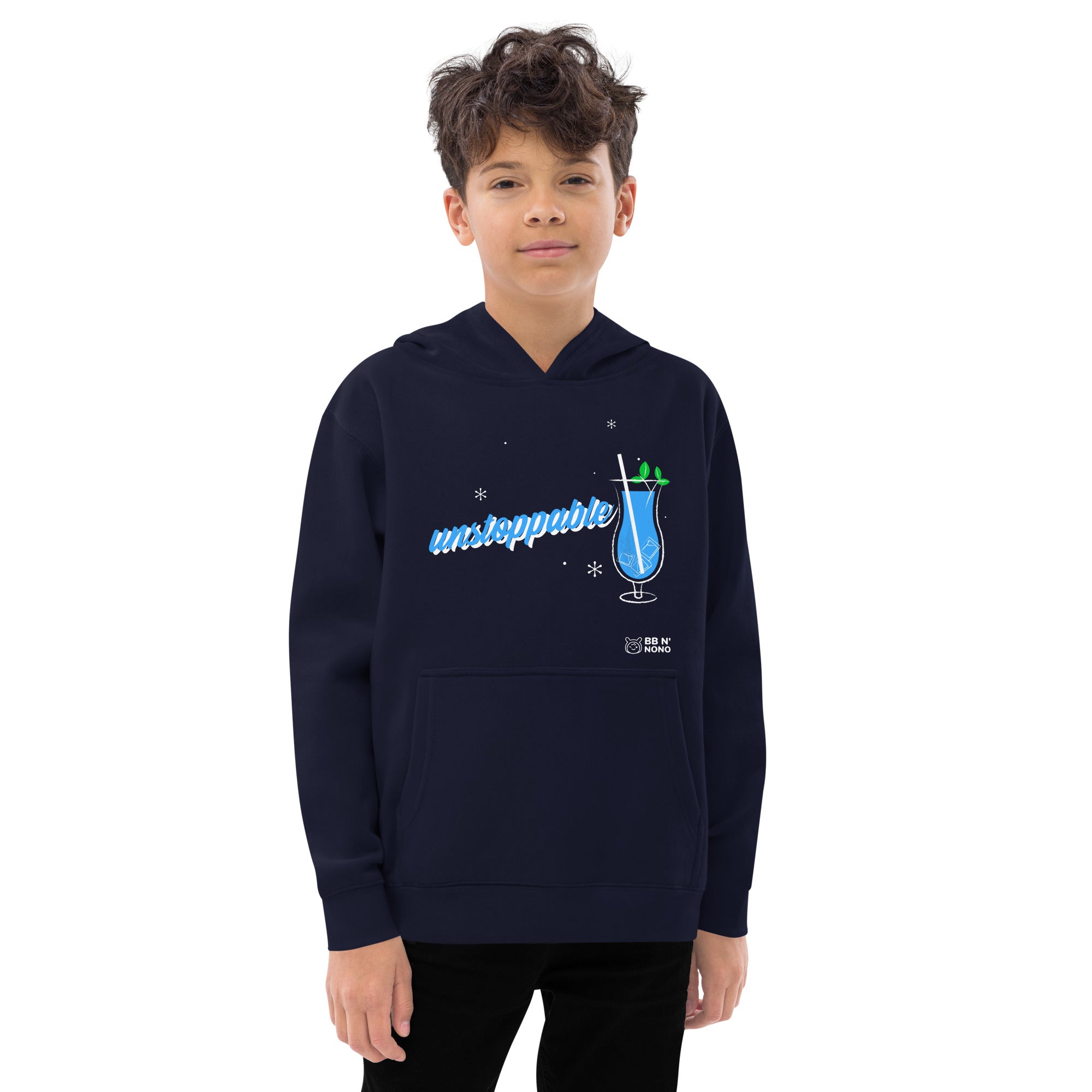 Unstoppable V - Kids fleece hoodie