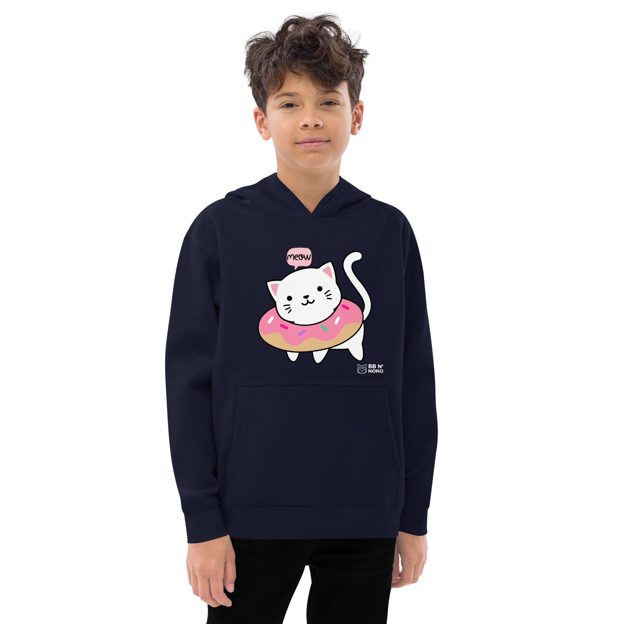 Meow V2 - Kids fleece hoodie