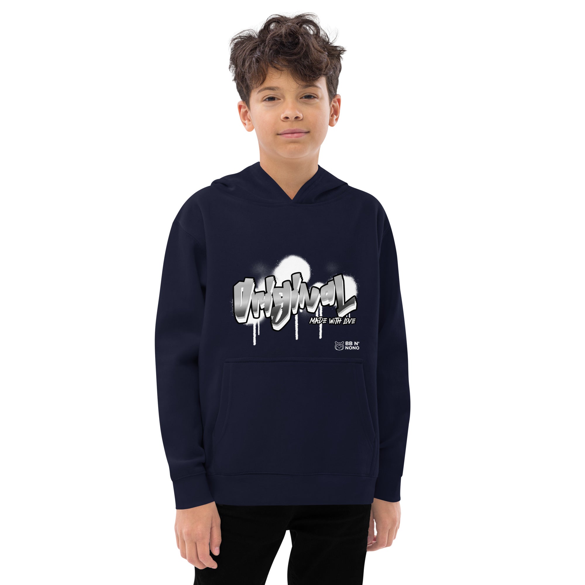 Original made with love - Kids fleece hoodie