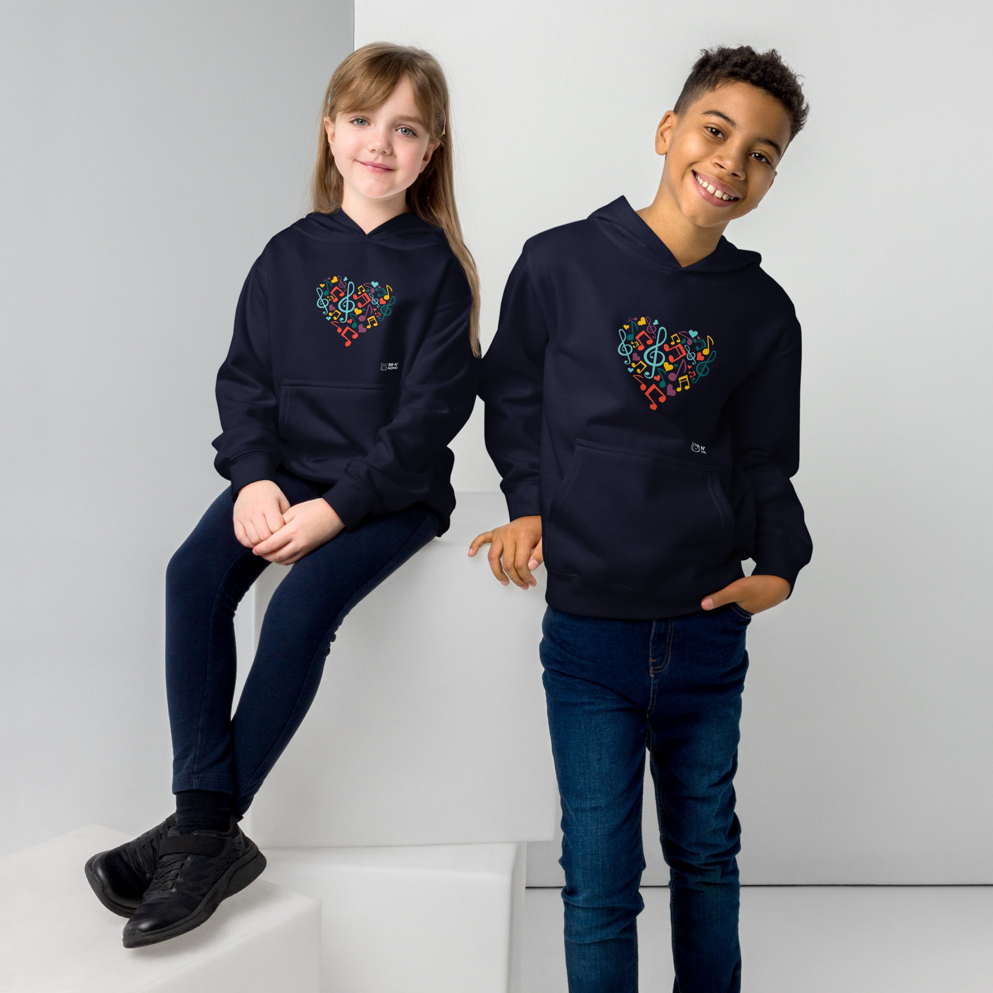 Symphonic Love Notes - Kids fleece hoodie