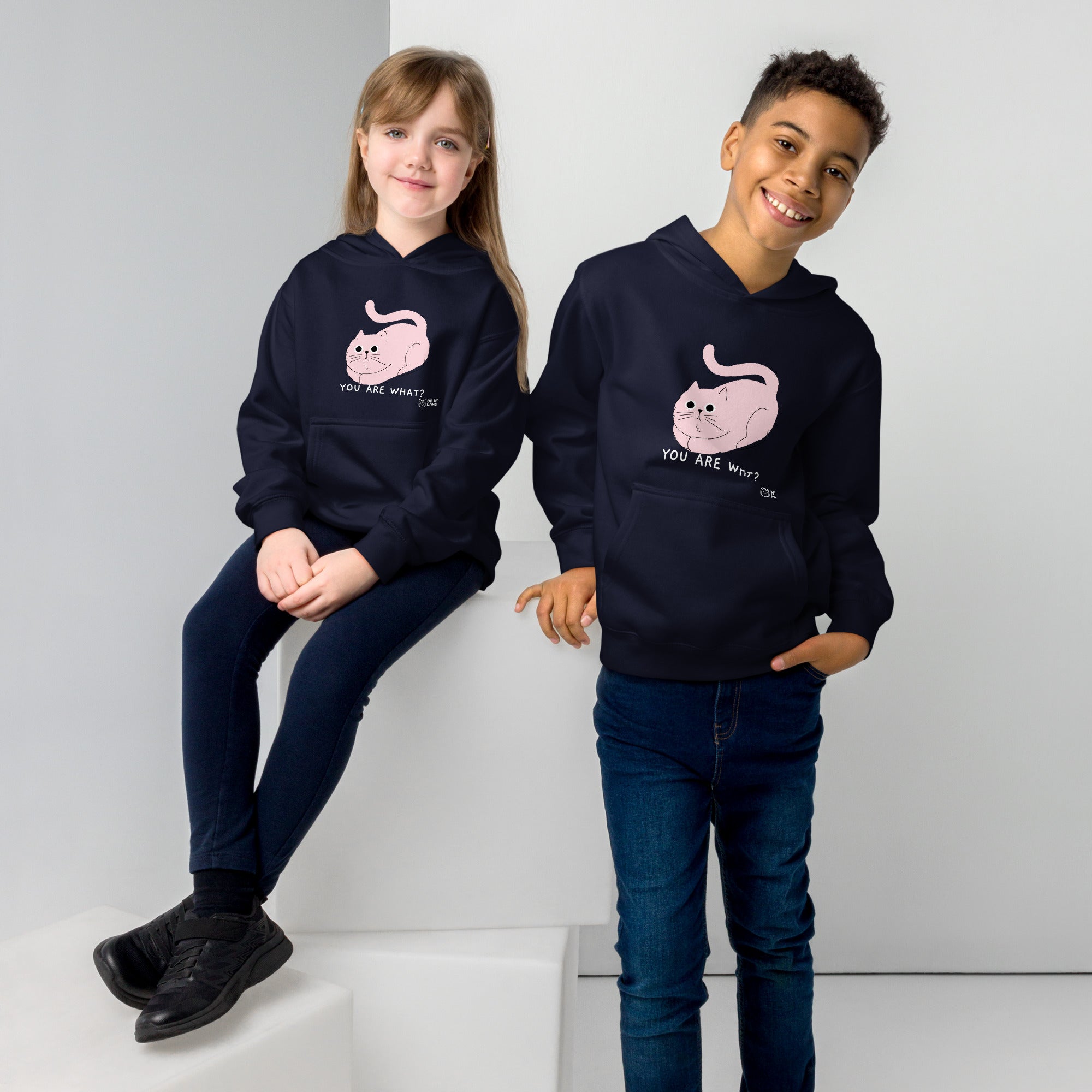 You are what? - Kids fleece hoodie