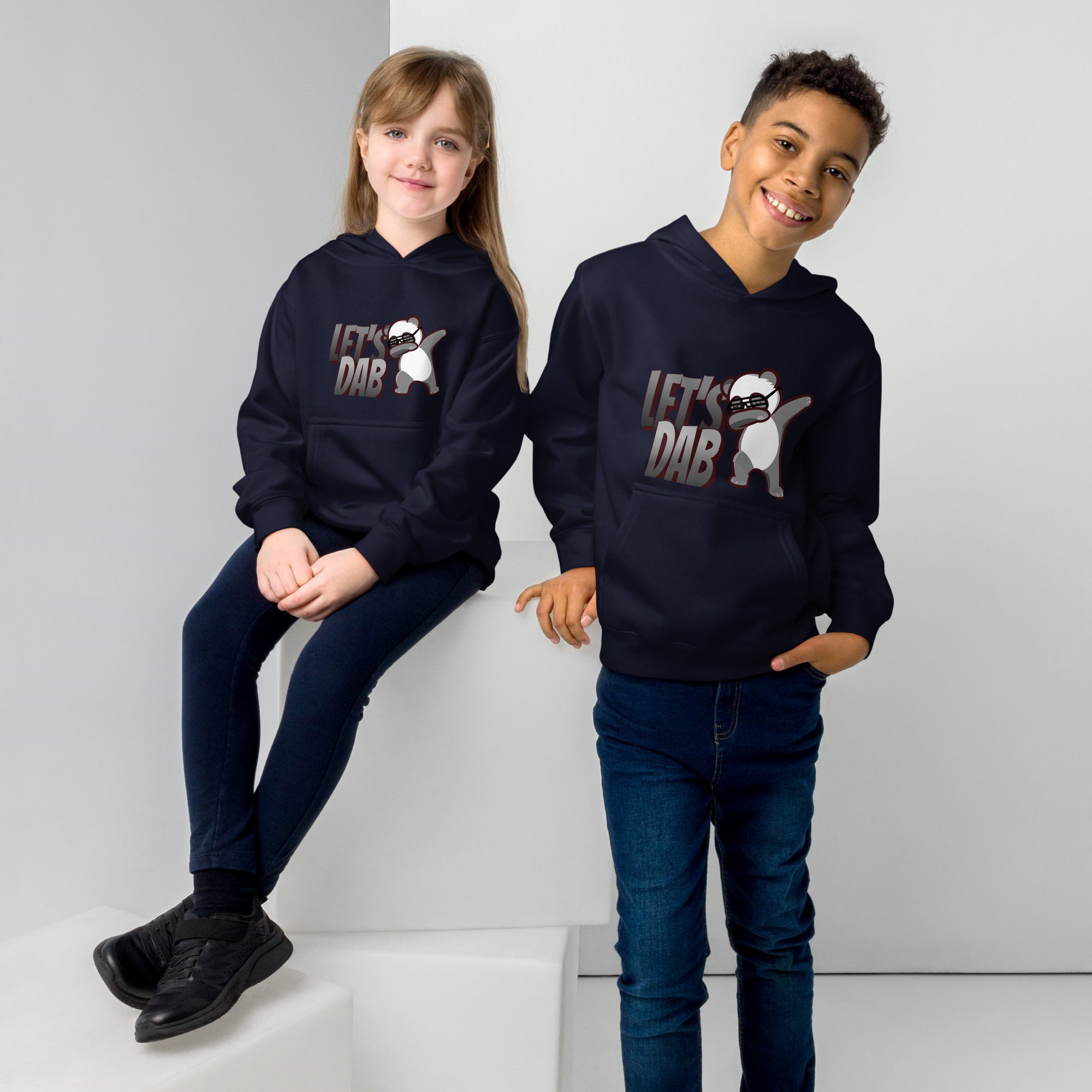 Let's dab - Kids fleece hoodie