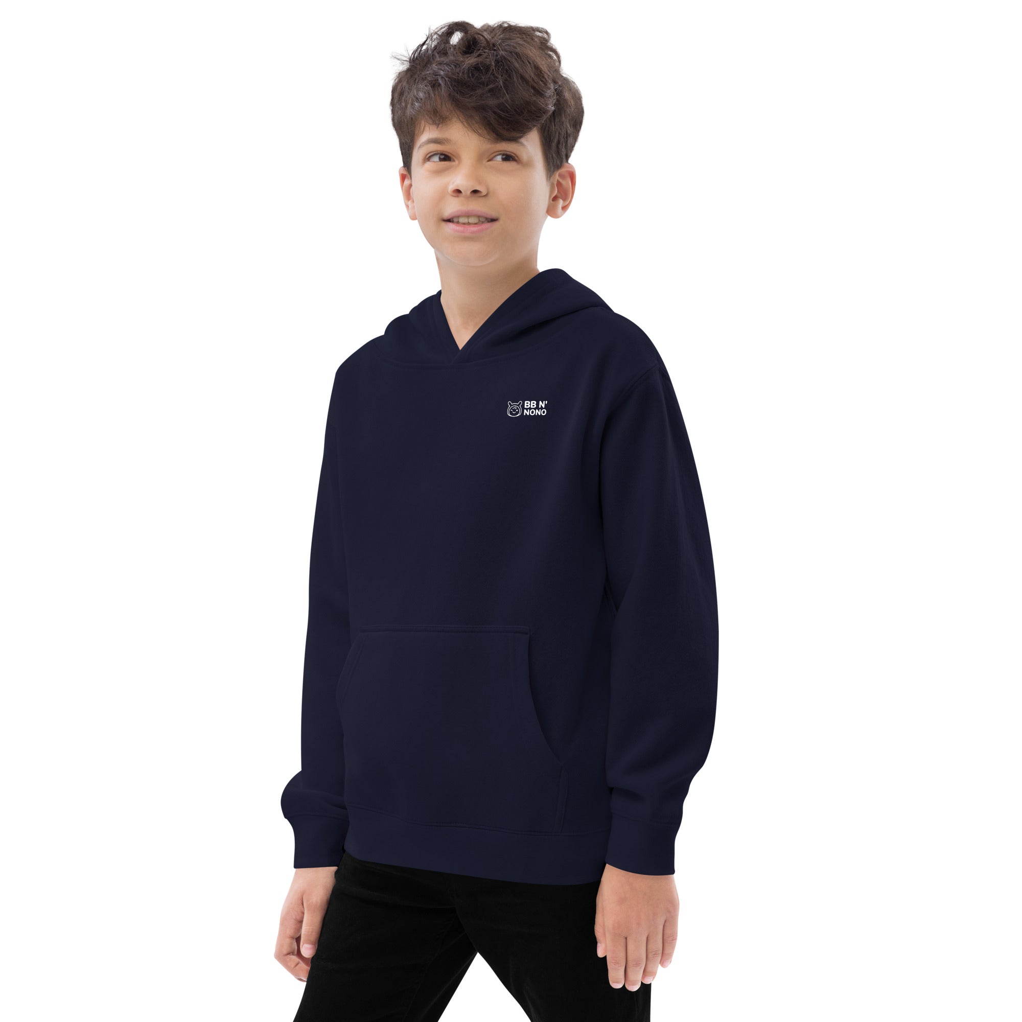 Buddy for life - Kids fleece hoodie (back print)