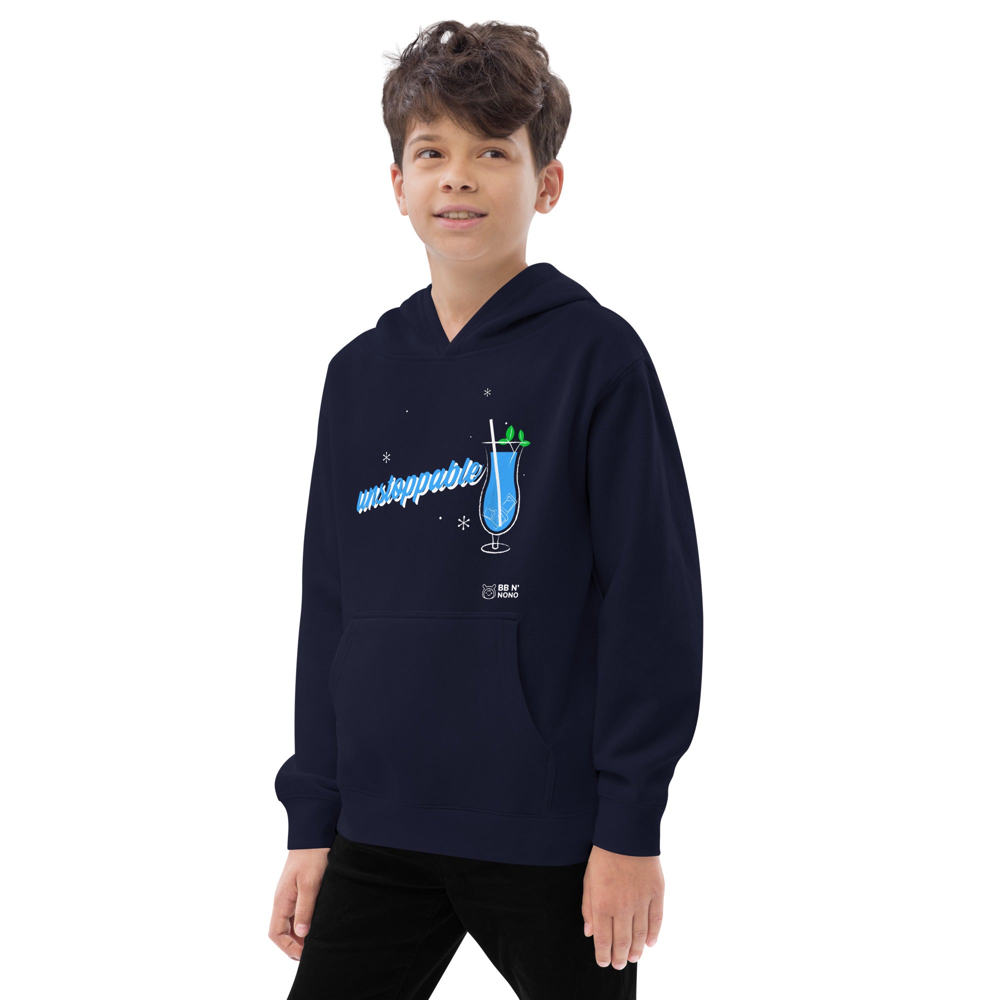 Unstoppable V - Kids fleece hoodie