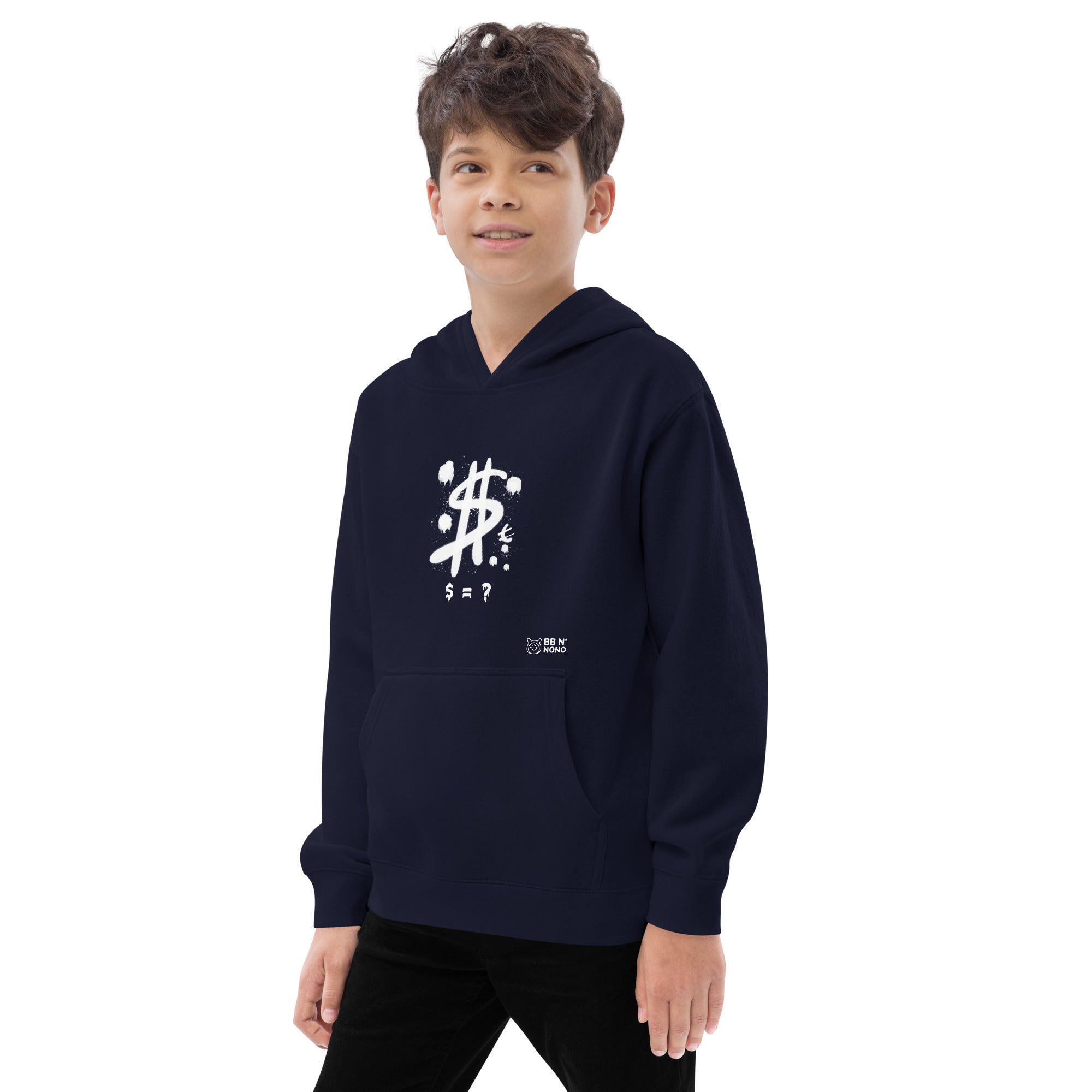 $ = ? - Kids fleece hoodie