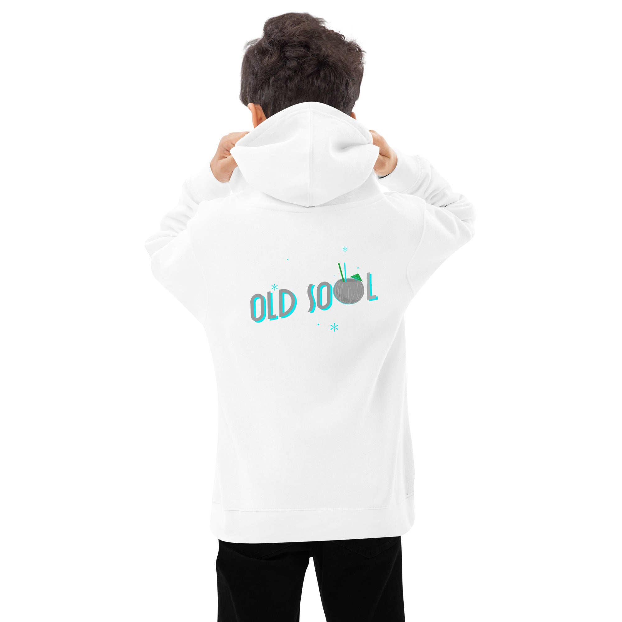 Old Soul - Kids fleece hoodie (back print)