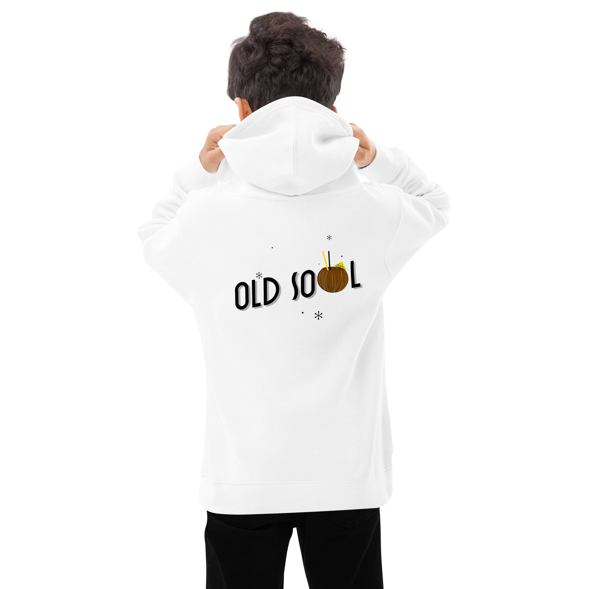 Old Soul - Kids fleece hoodie (back print)