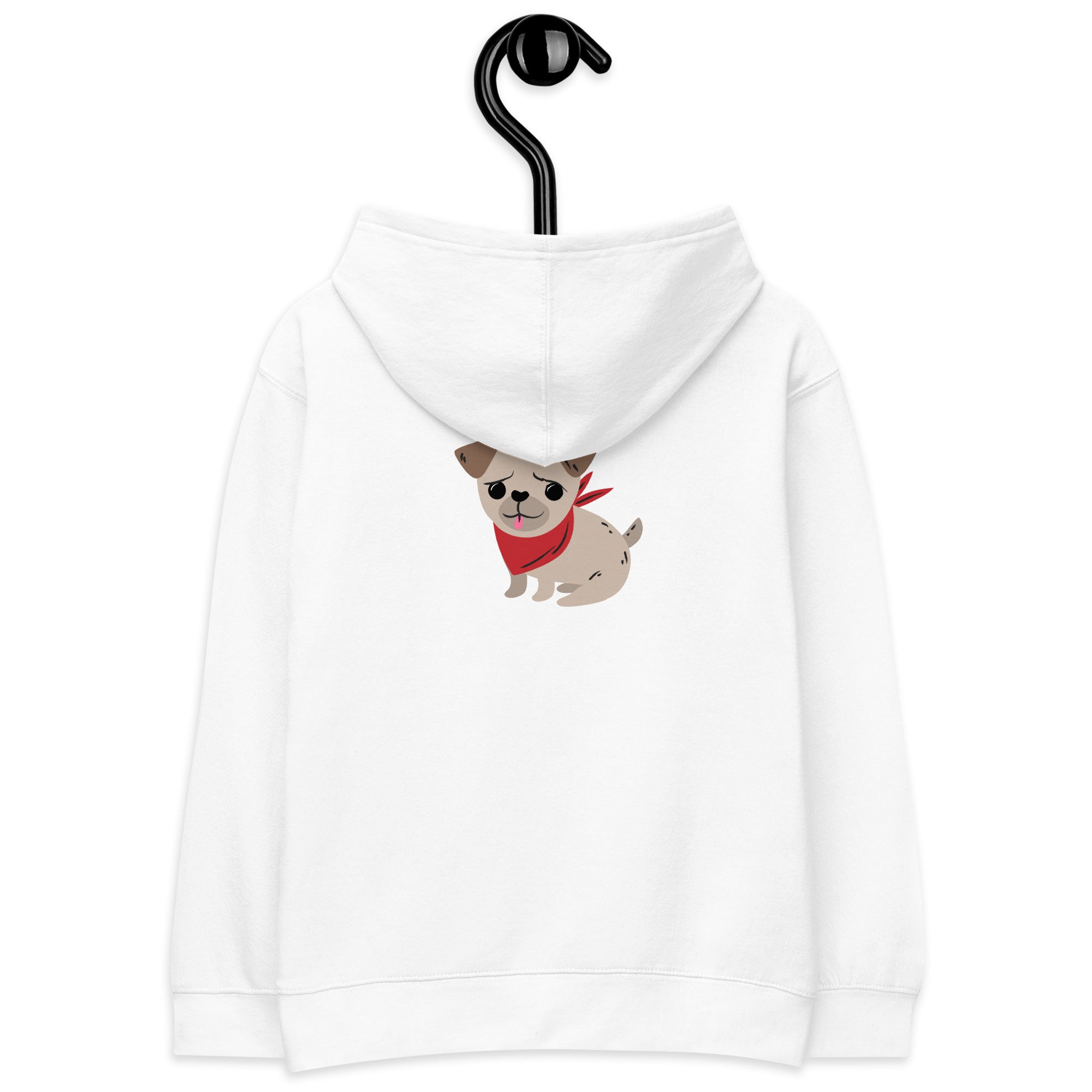 Woof V2 - Kids fleece hoodie (back print)