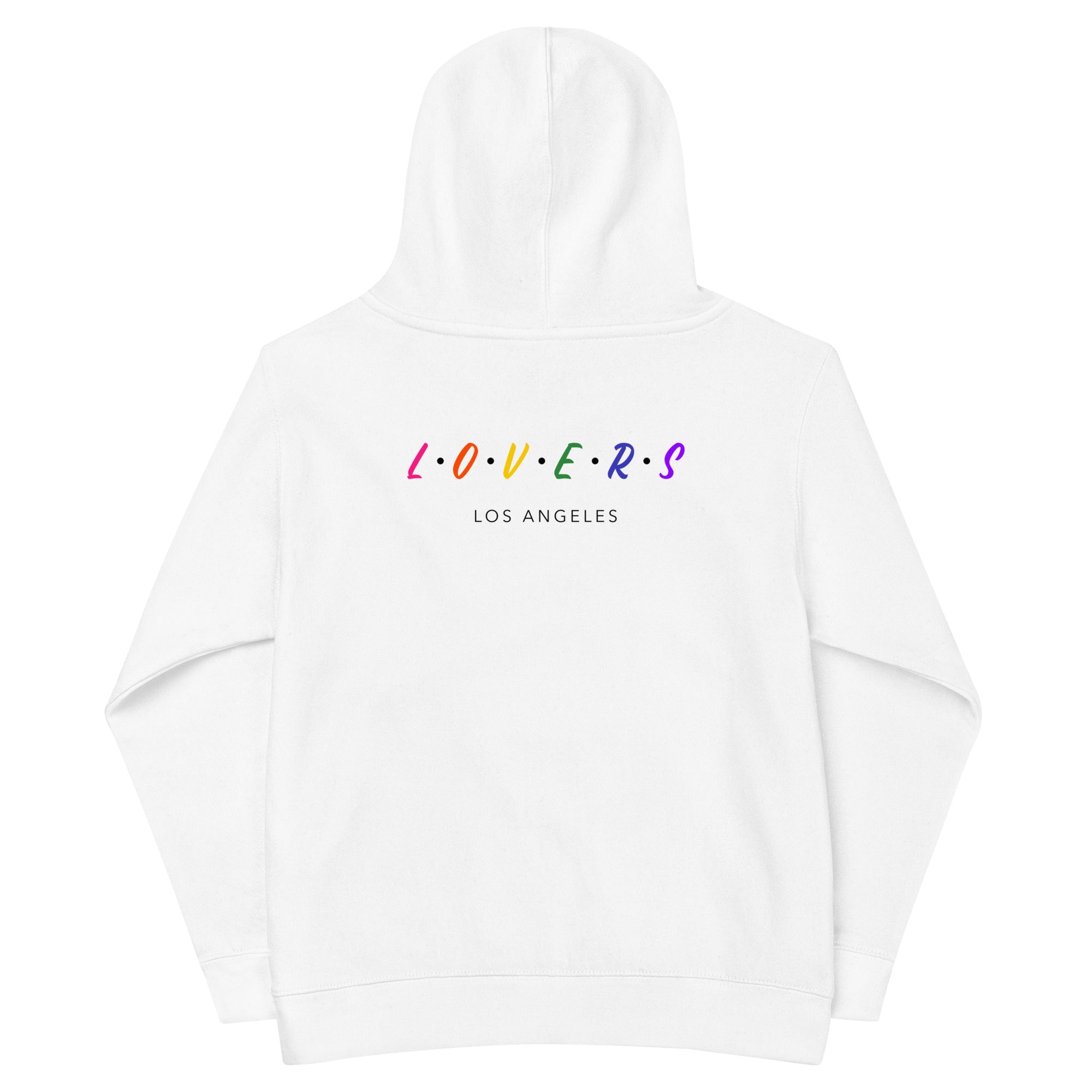 Lovers - Los Angeles - Kids fleece hoodie (back print)