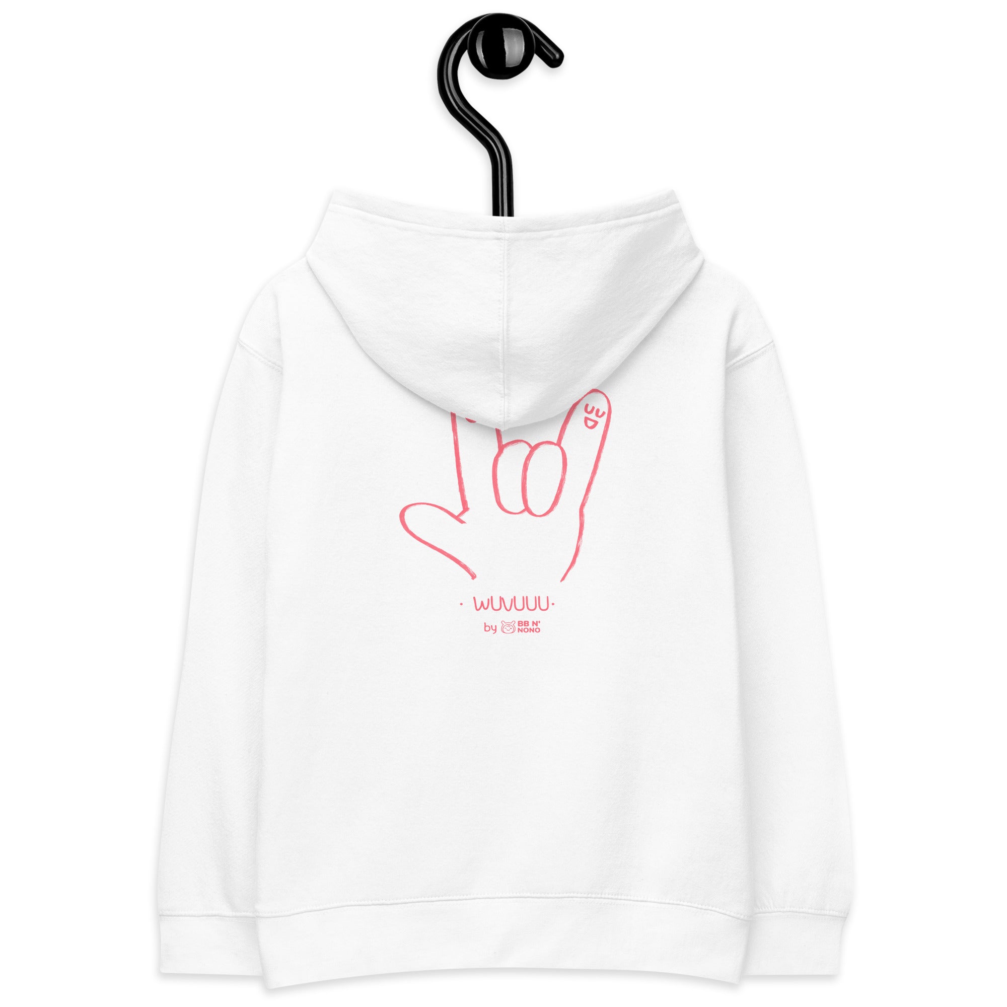 Wuvuuu - Kids fleece hoodie (back print)