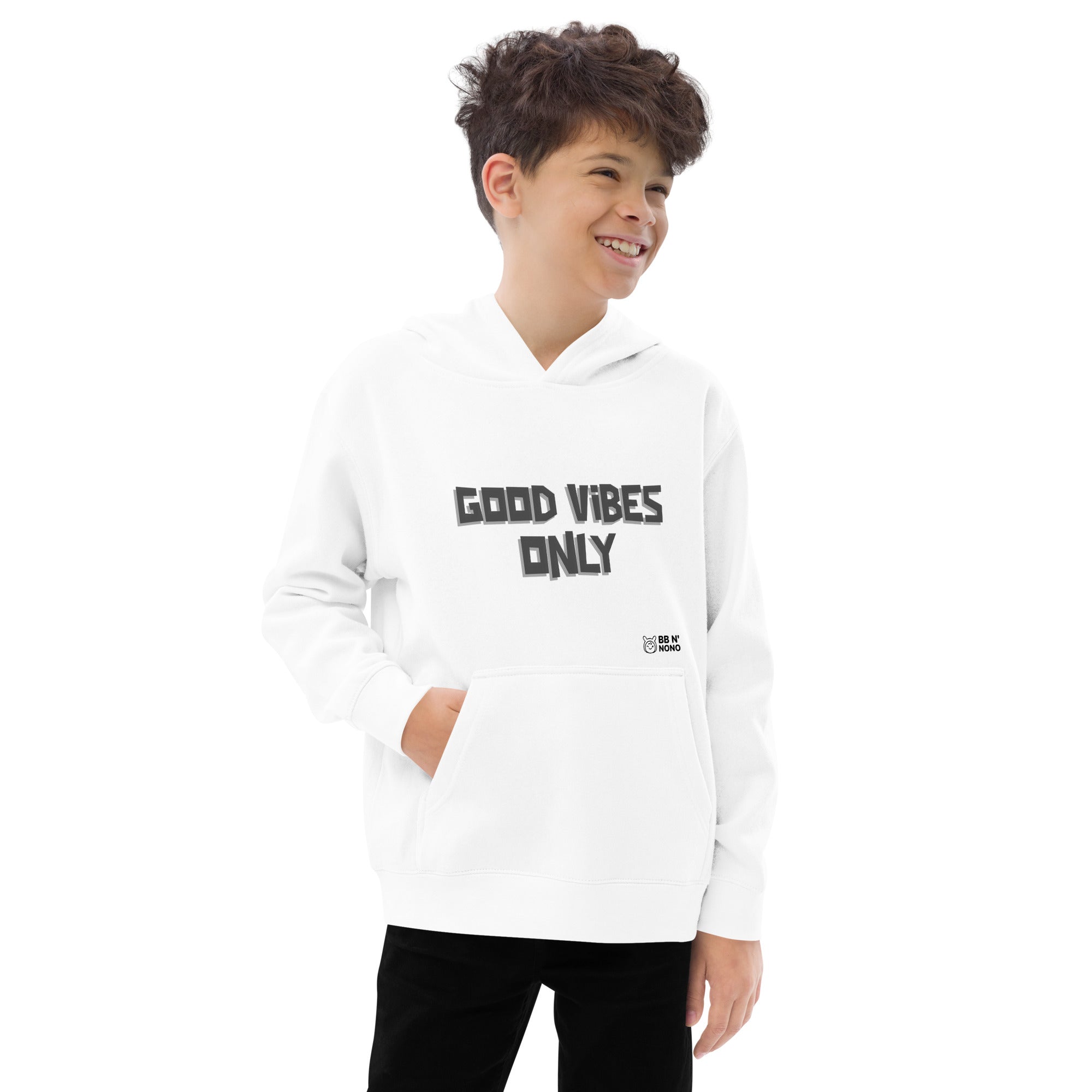 Good vibes only - Kids fleece hoodie