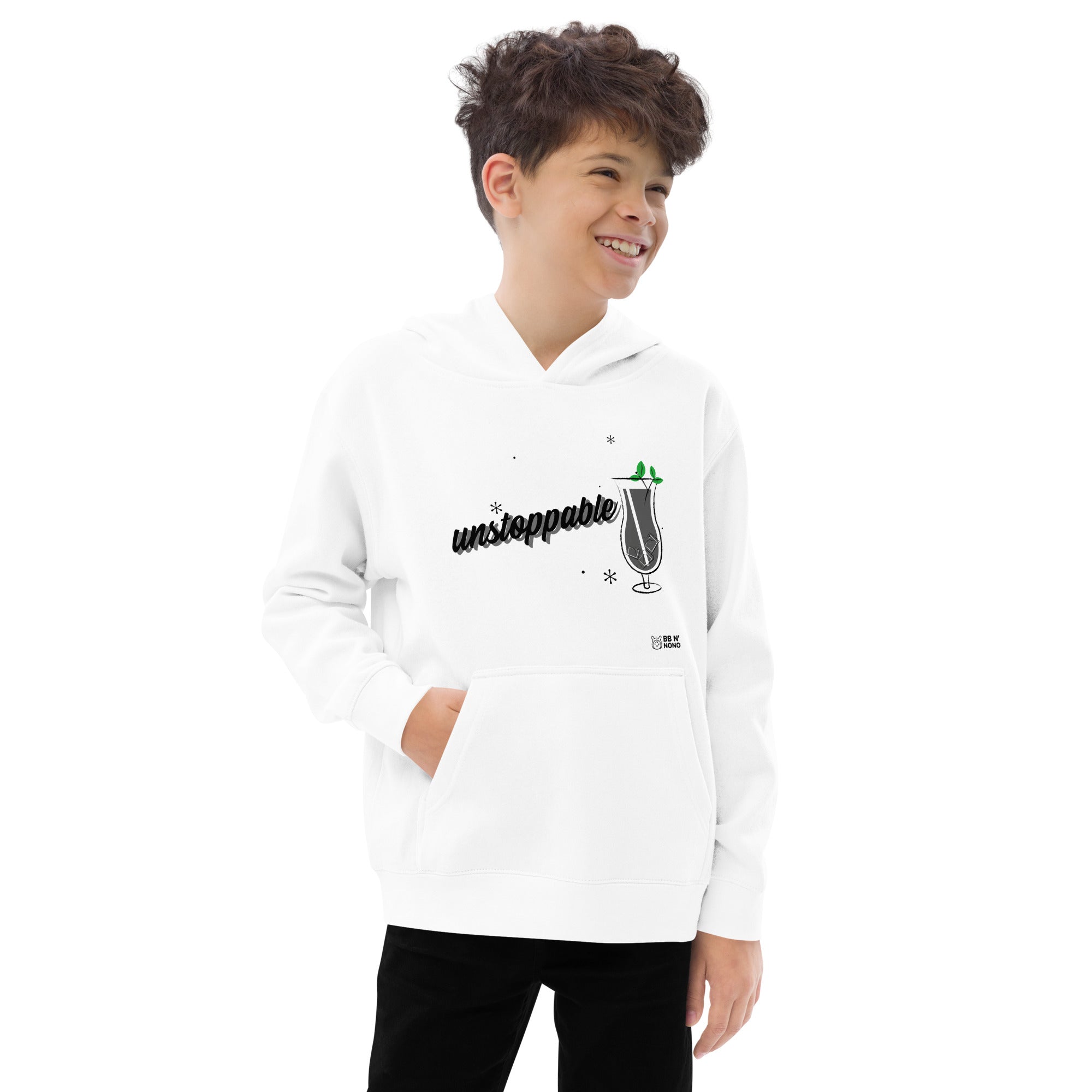 Unstoppable V - Kids fleece hoodie