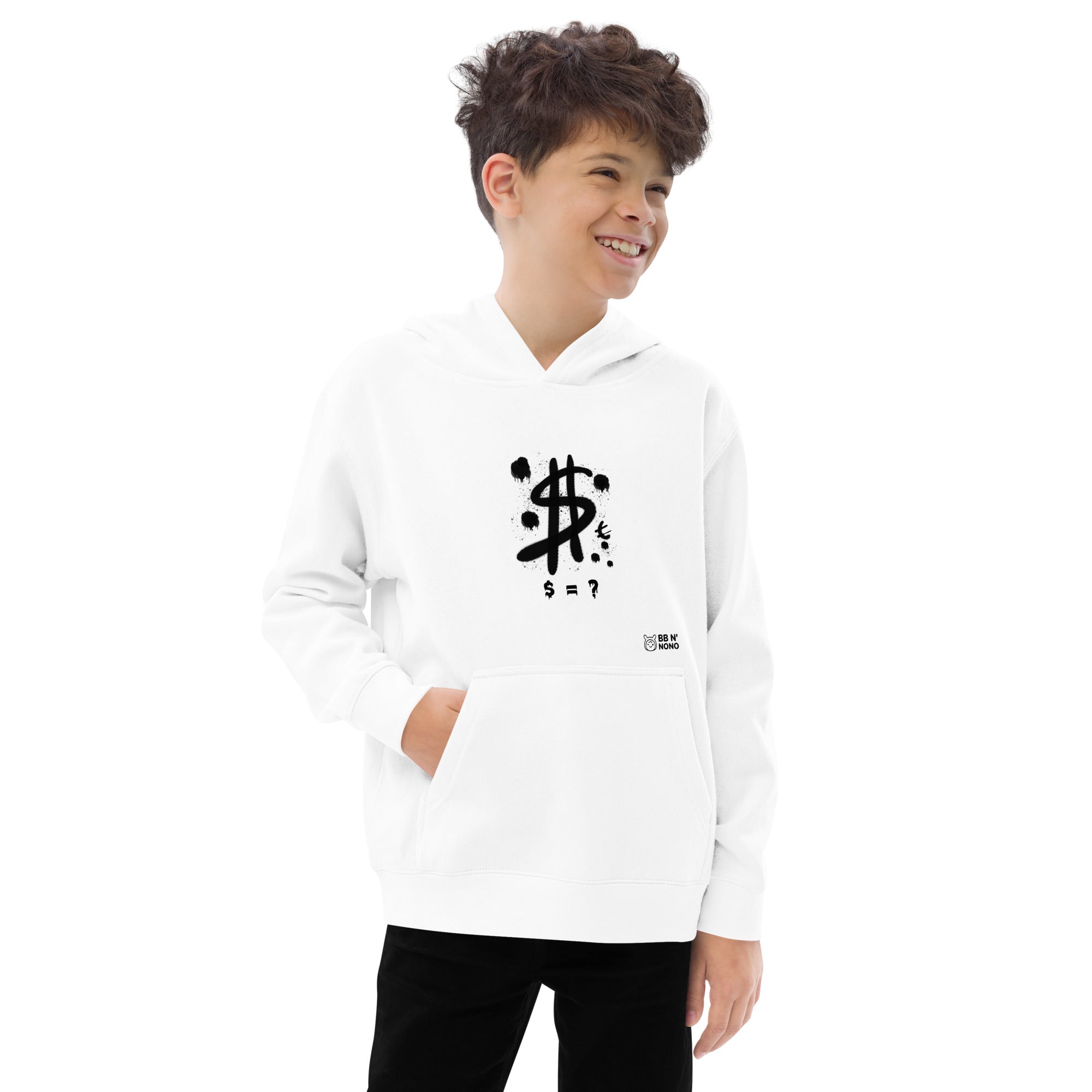 $ = ? - Kids fleece hoodie