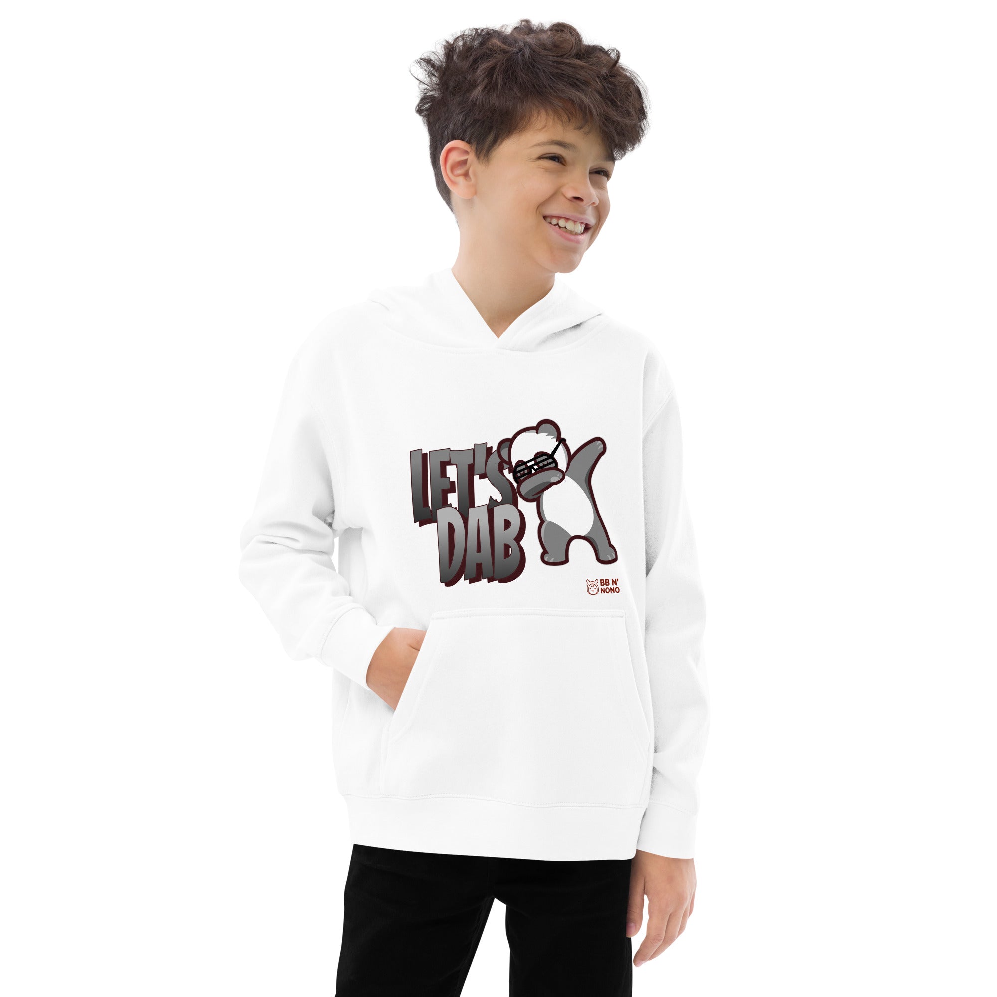 Let's dab - Kids fleece hoodie