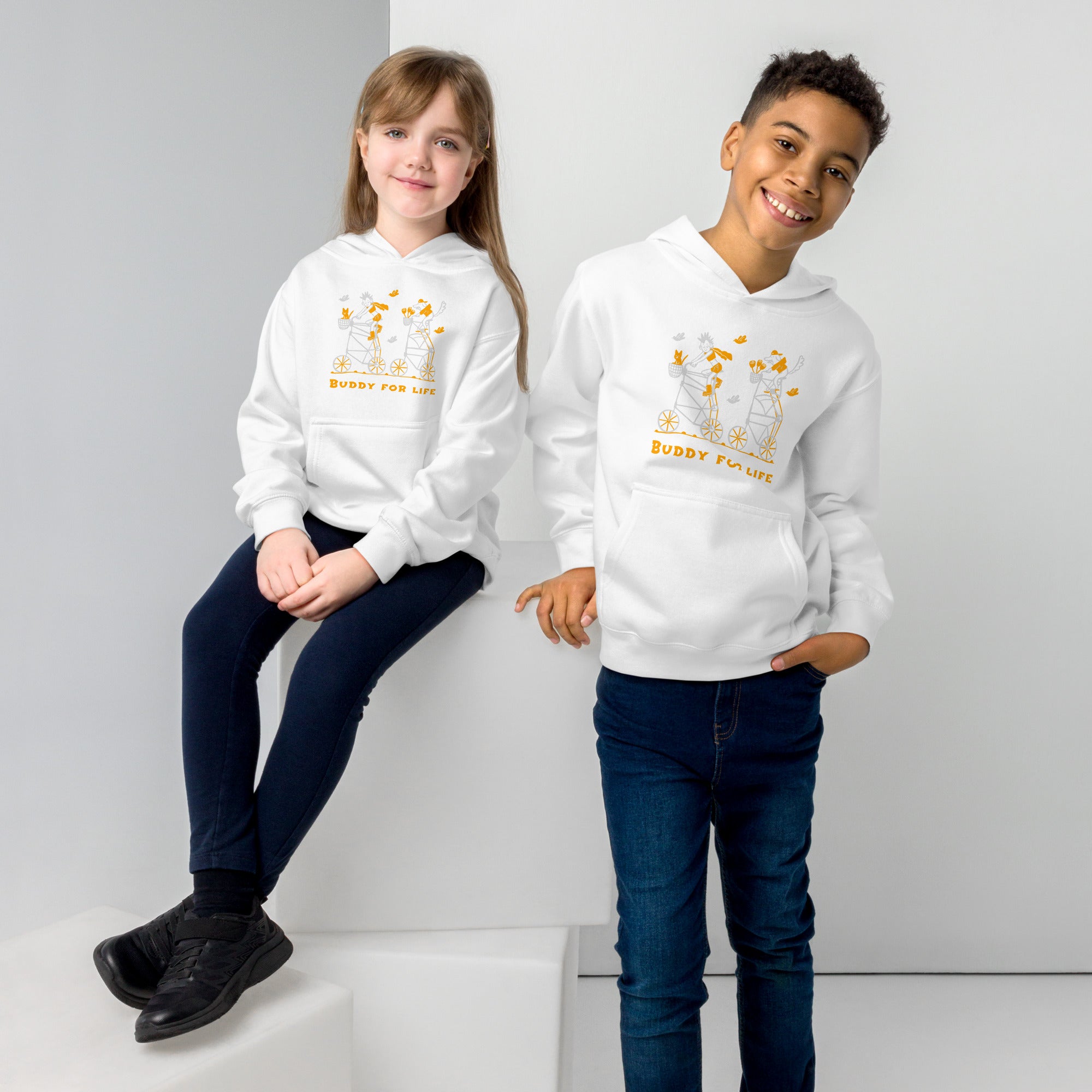 Buddy for life - Kids fleece hoodie