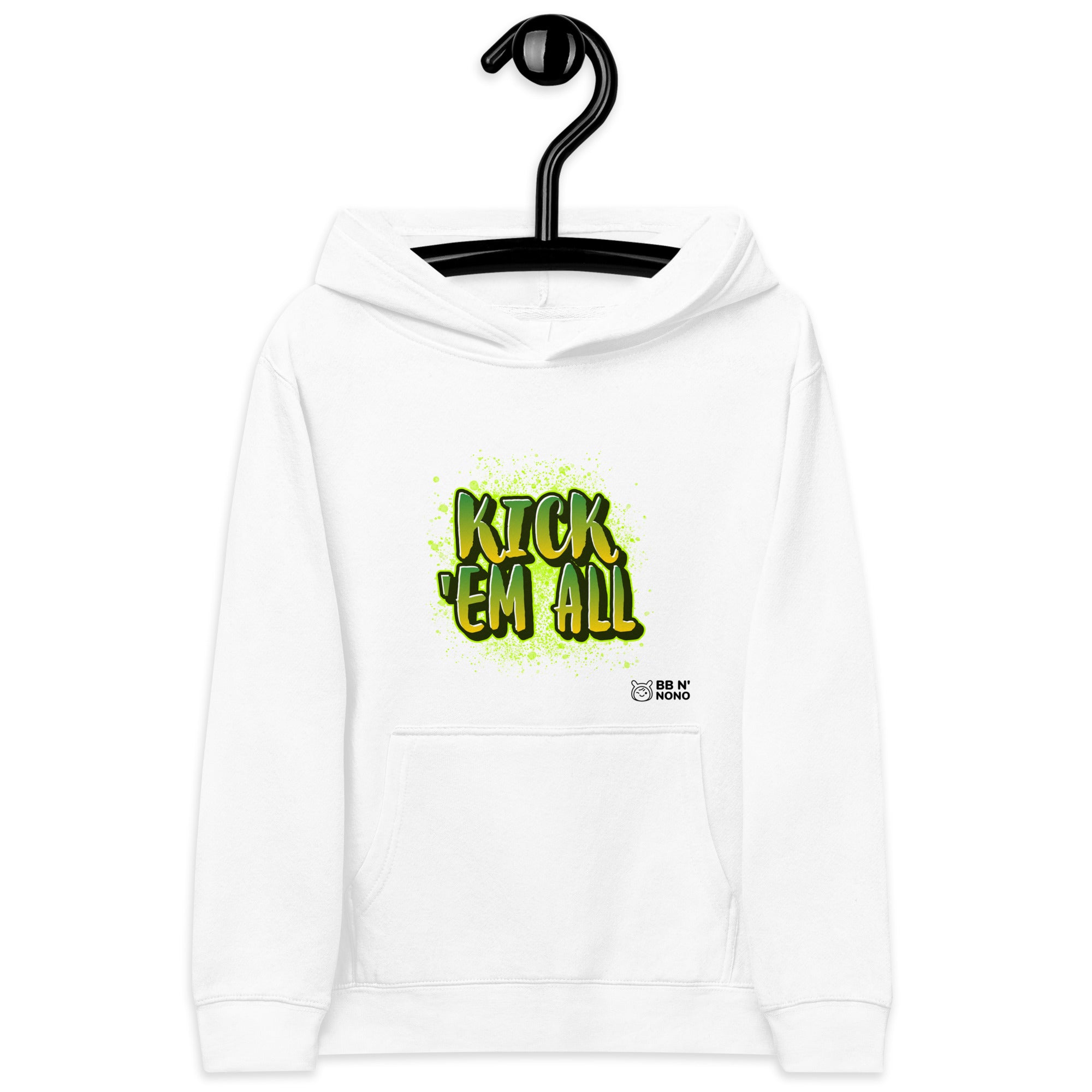 Kick'em all - Kids fleece hoodie