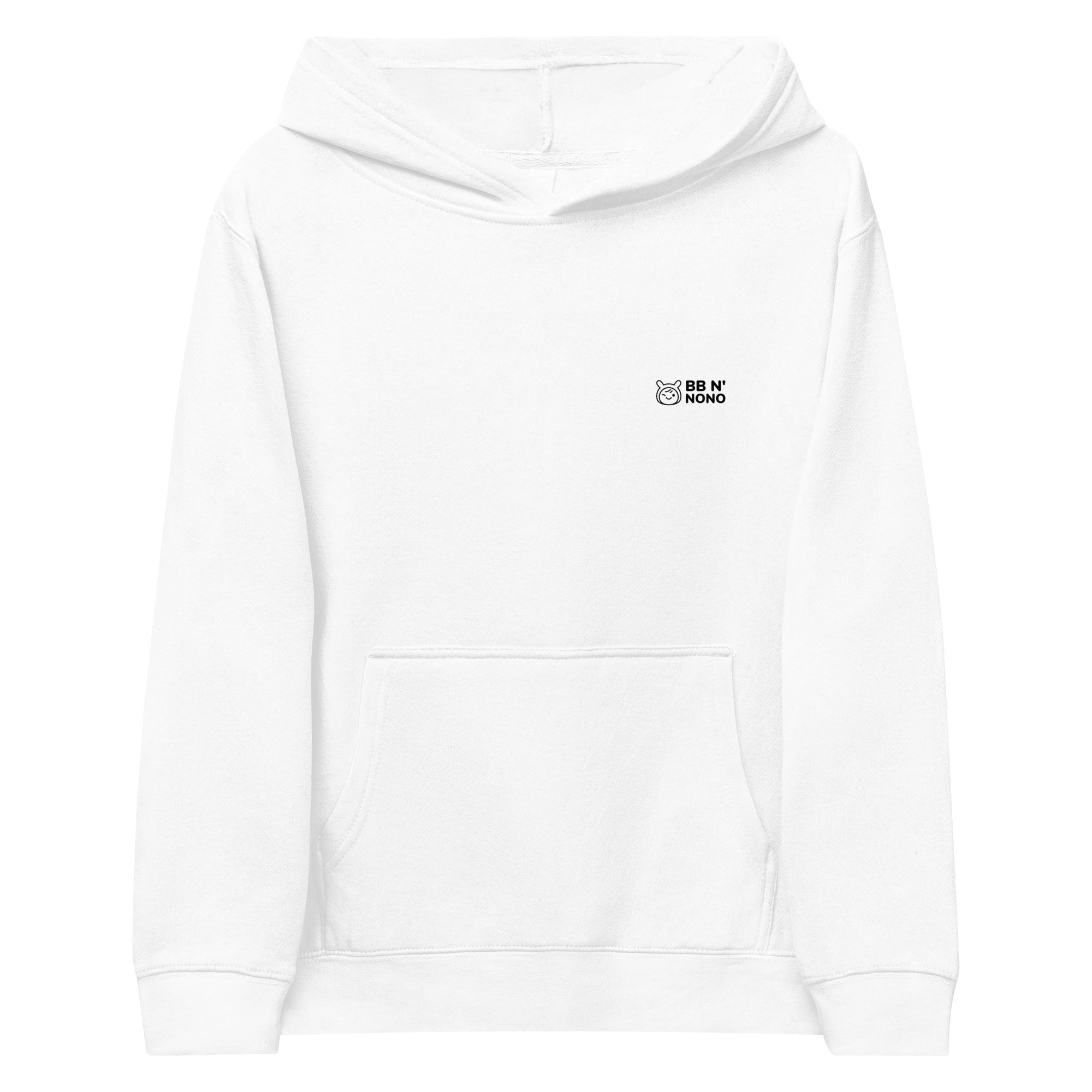 Meow V2 - Kids fleece hoodie (back print)