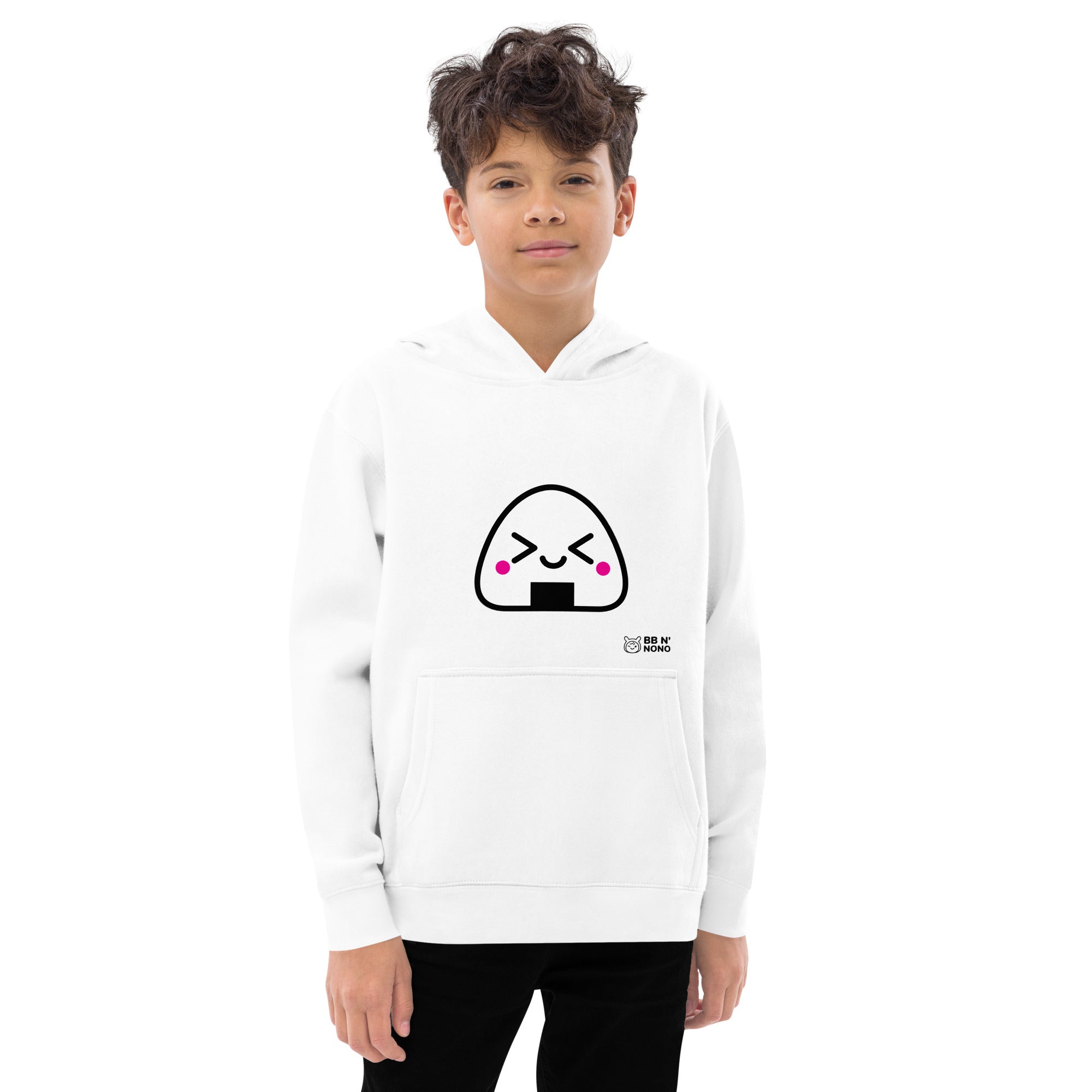 Kawaii Onigiri - Kids fleece hoodie