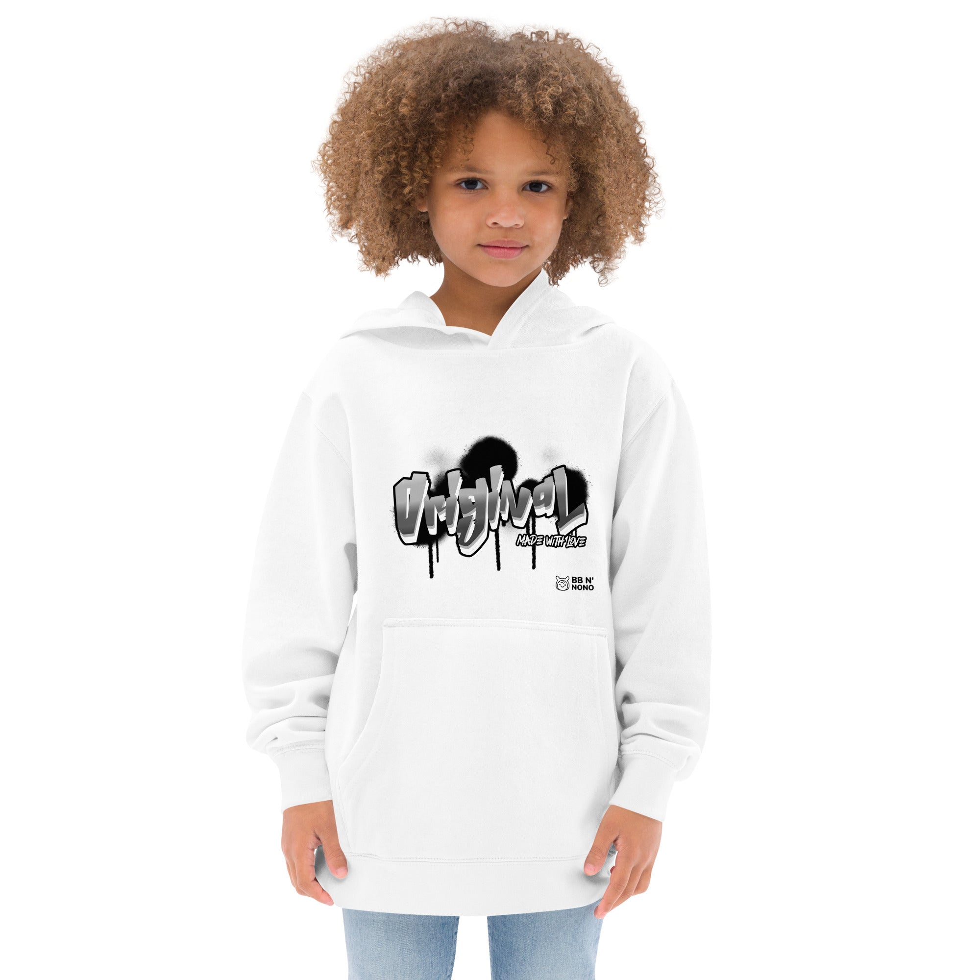 Original made with love - Kids fleece hoodie