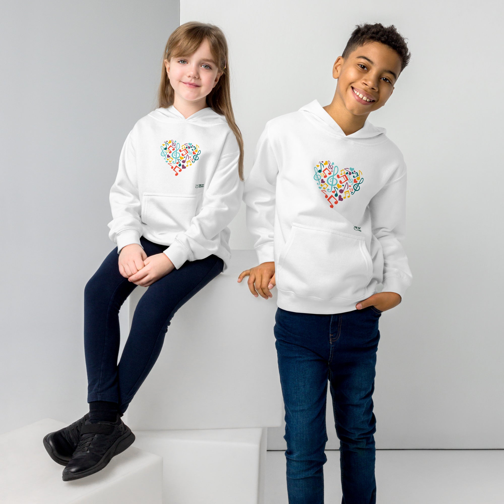 Symphonic Love Notes - Kids fleece hoodie