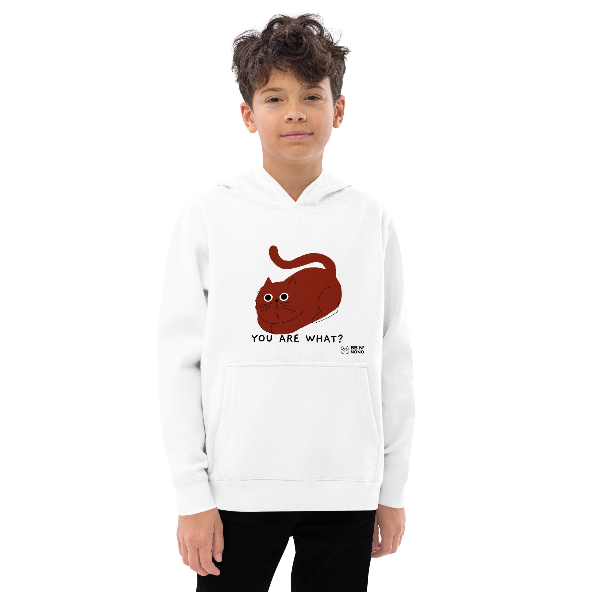 You are what? - Kids fleece hoodie