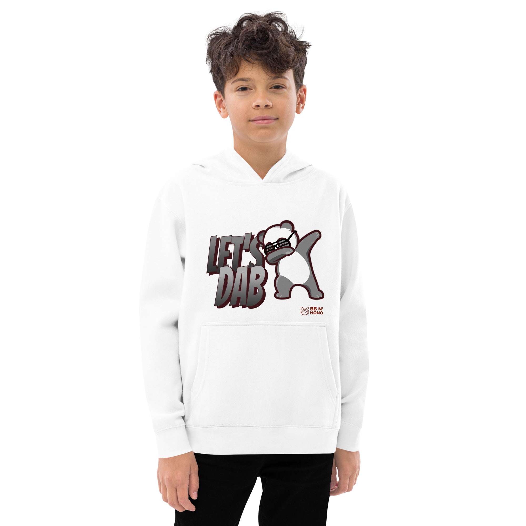 Let's dab - Kids fleece hoodie