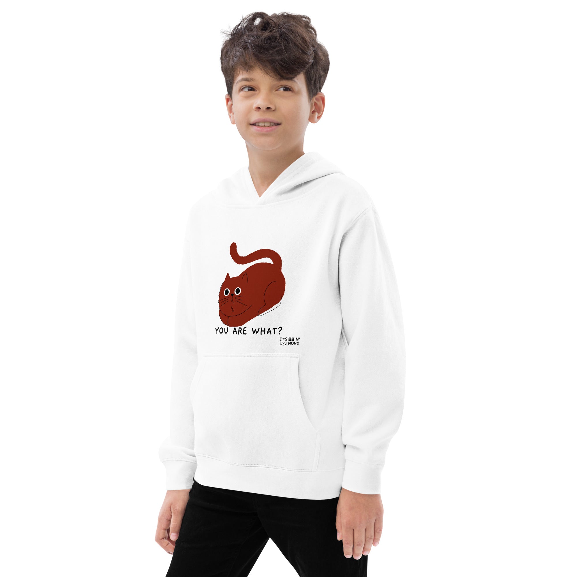 You are what? - Kids fleece hoodie