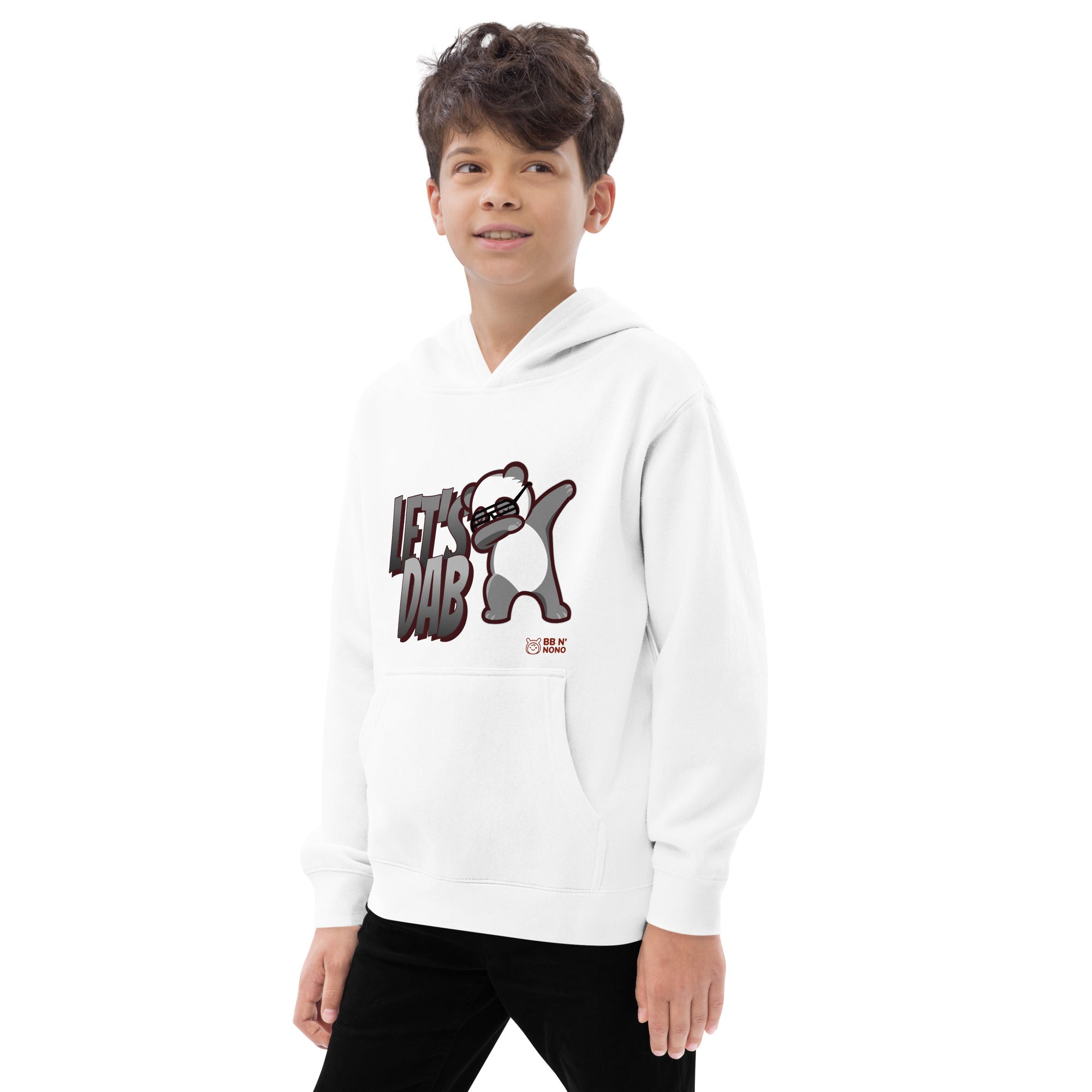 Let's dab - Kids fleece hoodie