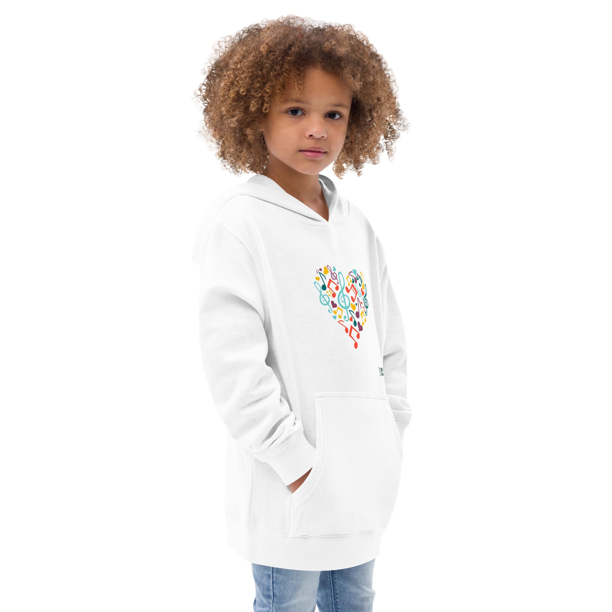 Symphonic Love Notes - Kids fleece hoodie