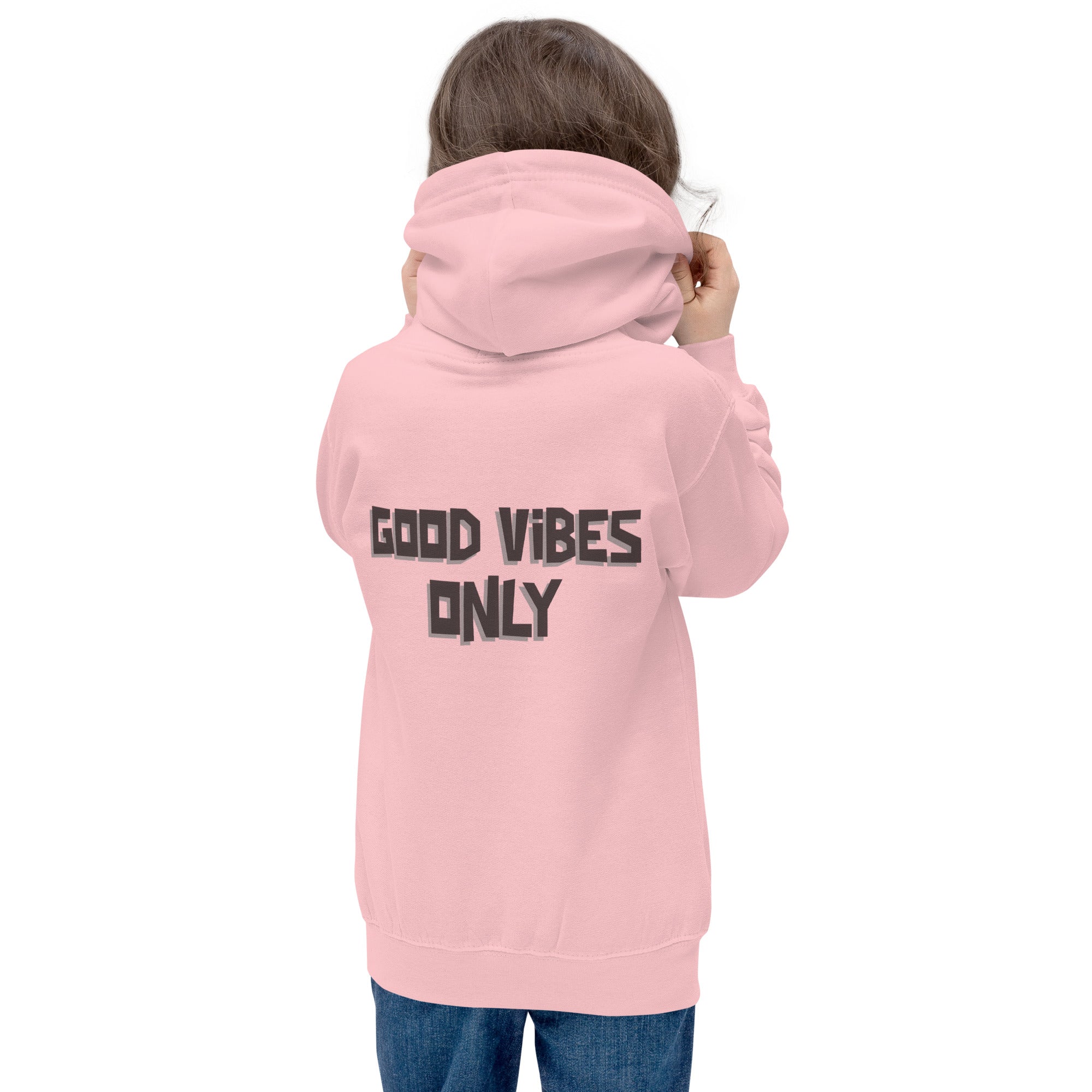 Good vibes only - Kids Hoodie (back print)