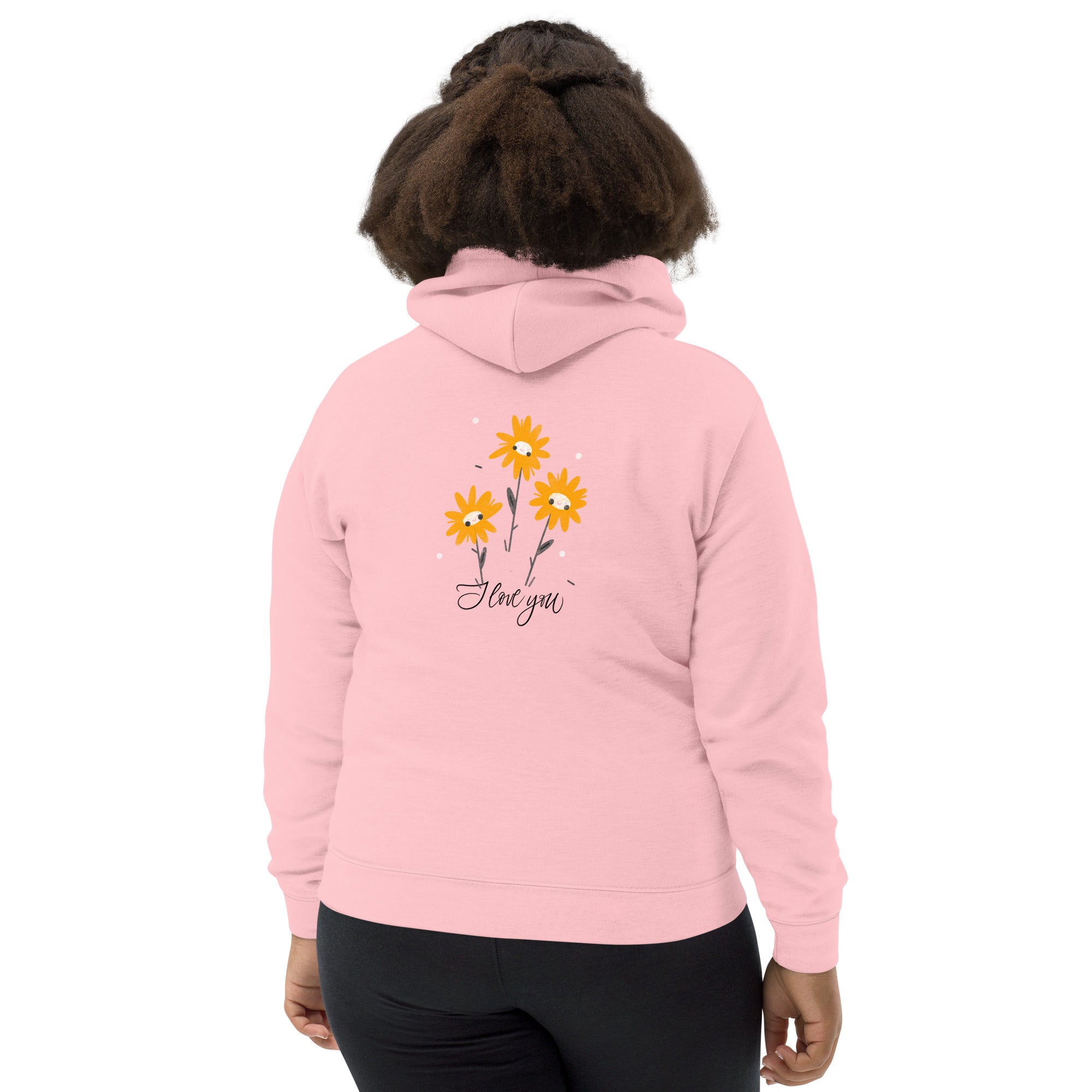 I love you - Kids Hoodie (back print)