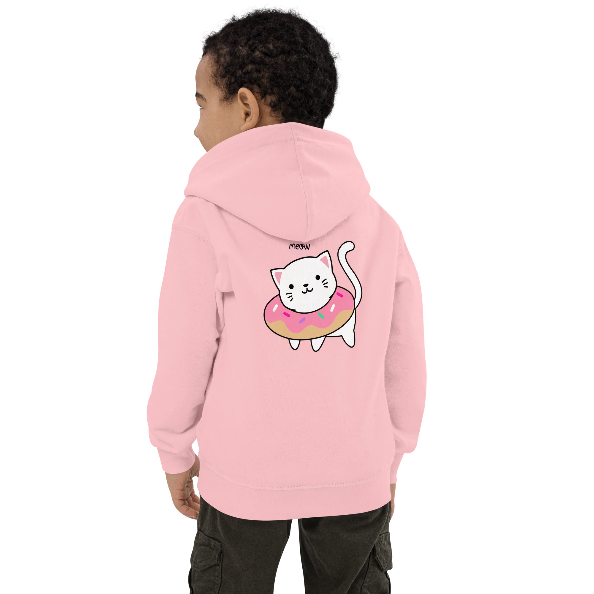 Meow V2 - Kids Hoodie (back print)