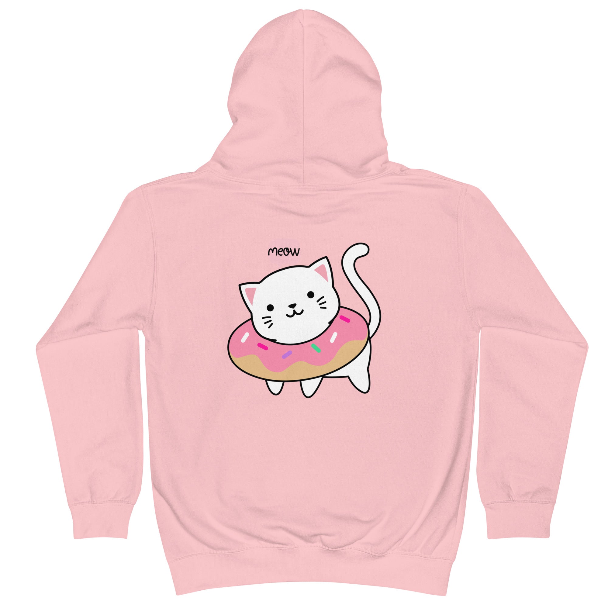 Meow V2 - Kids Hoodie (back print)