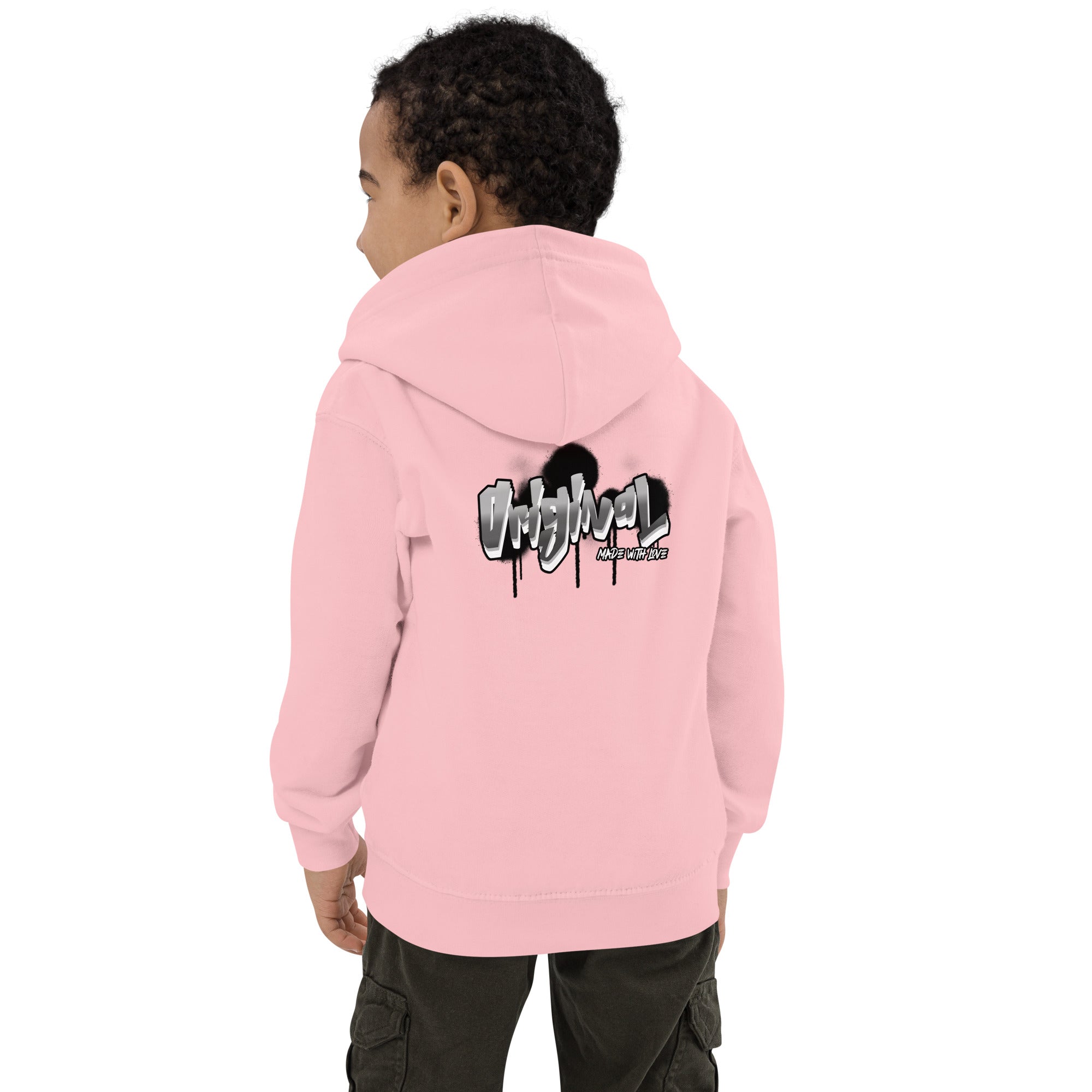 Original made with love - Kids Hoodie (back print)